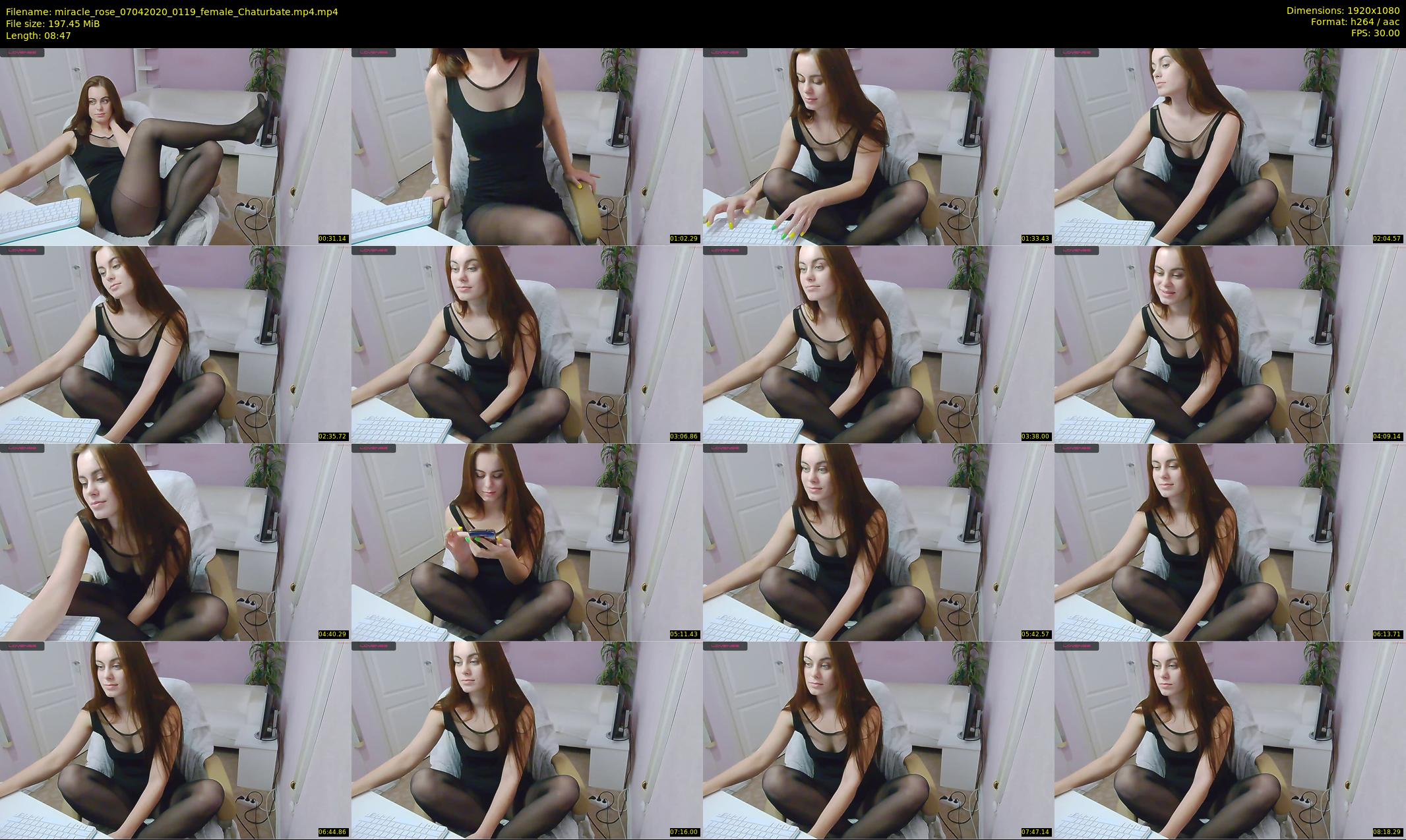 miracle_rose — 9 minute Chaturbate female cam show recording, 1080p, Apr 7, 2020