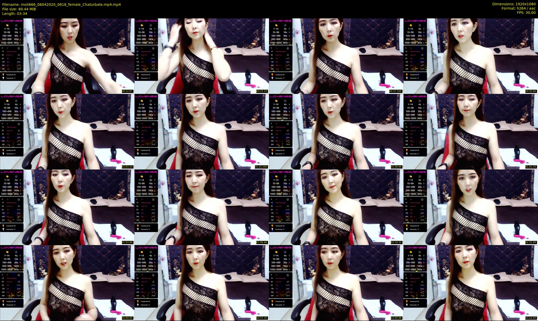 moli666 — 4 minute Chaturbate female cam show recording, 1080p, Apr 6, 2020