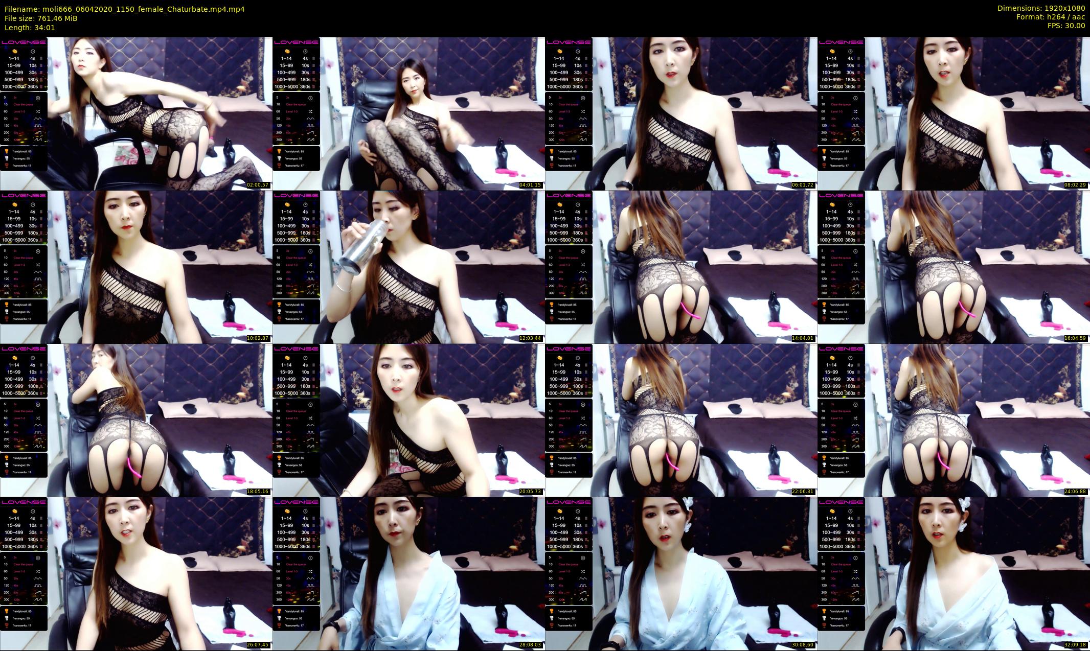 moli666 — 35 minute Chaturbate female cam show recording, 1080p, Apr 6, 2020