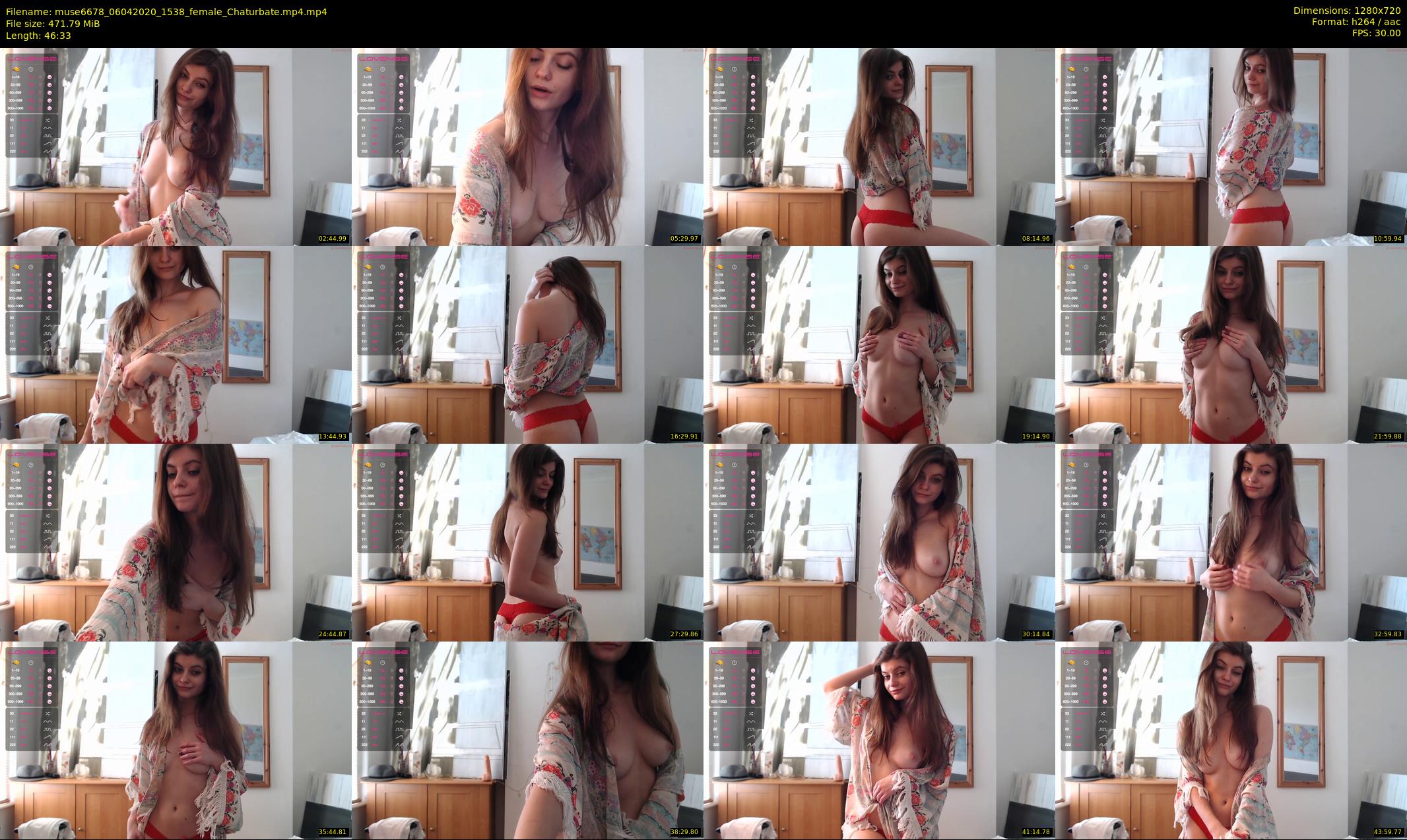 muse6678 — 47 minute Chaturbate female cam show recording, 720p, Apr 6, 2020