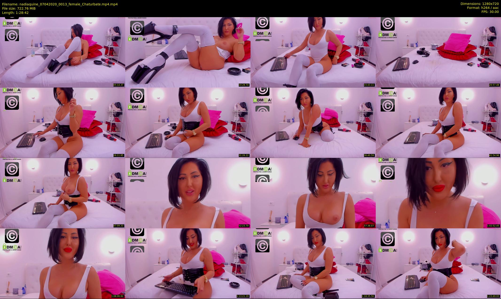 nadiaquine — 89 minute Chaturbate female cam show recording, 720p, Apr 7, 2020