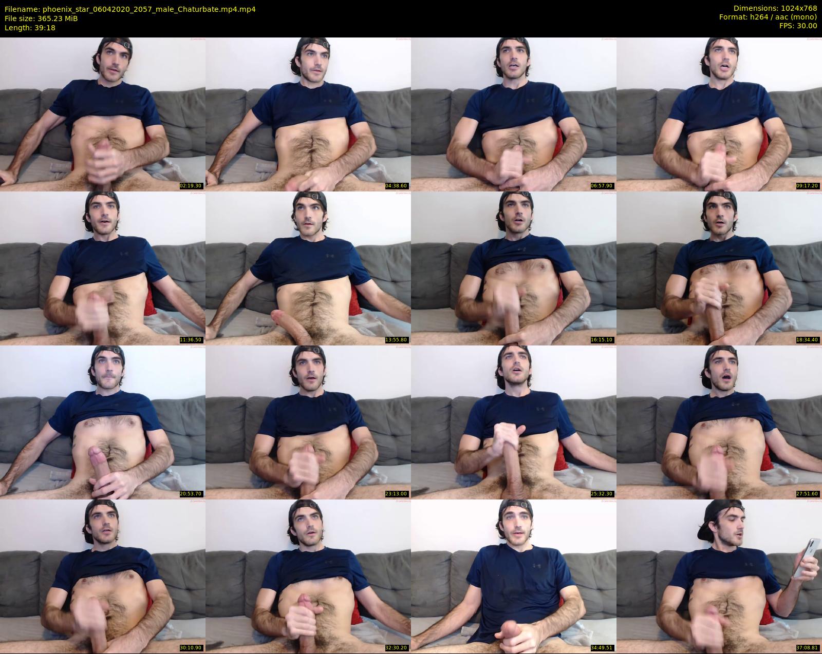 phoenix_star — 40 minute Chaturbate male cam show recording, 720p, Apr 6, 2020