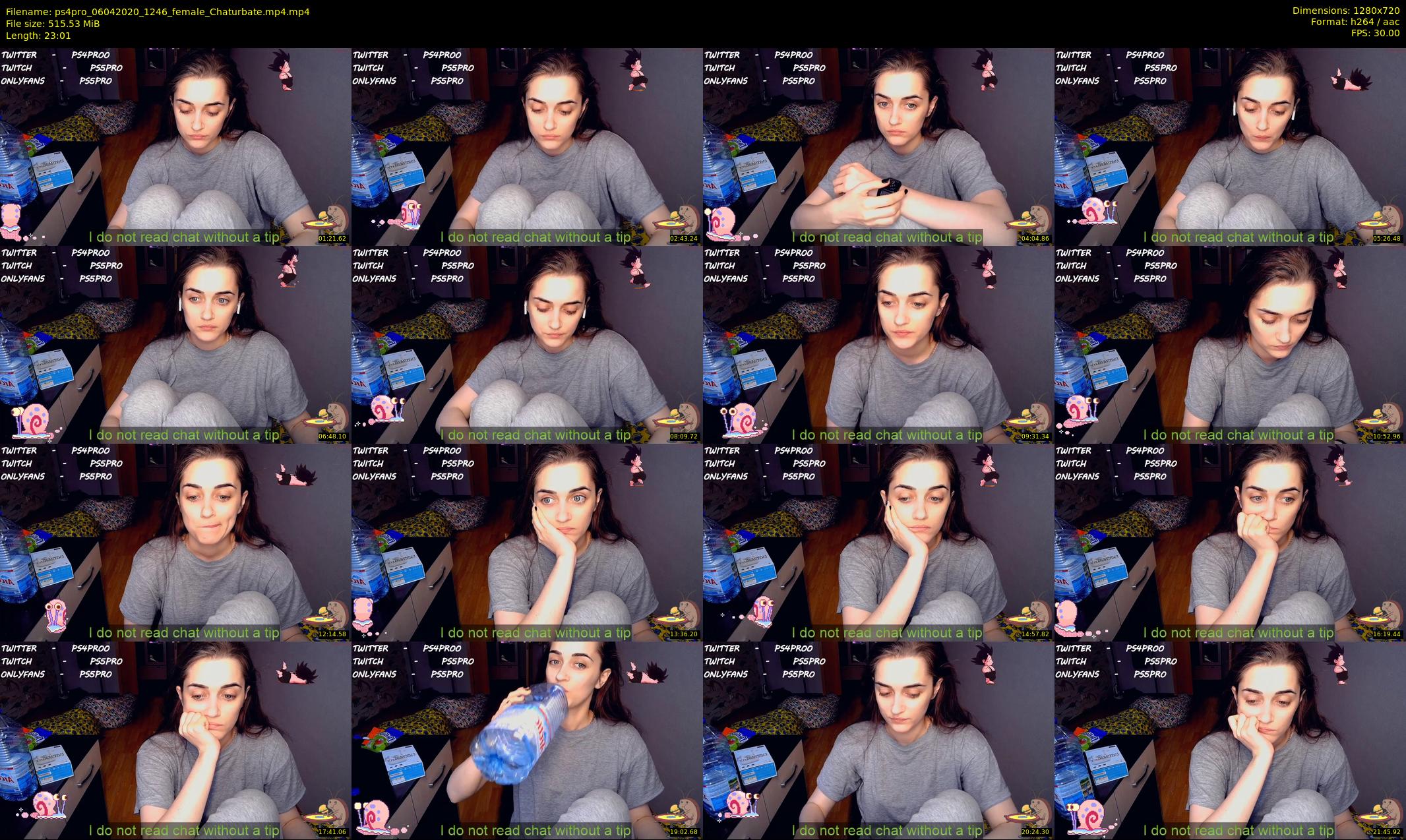 ps4pro — 24 minute Chaturbate female cam show recording, 720p, Apr 6, 2020