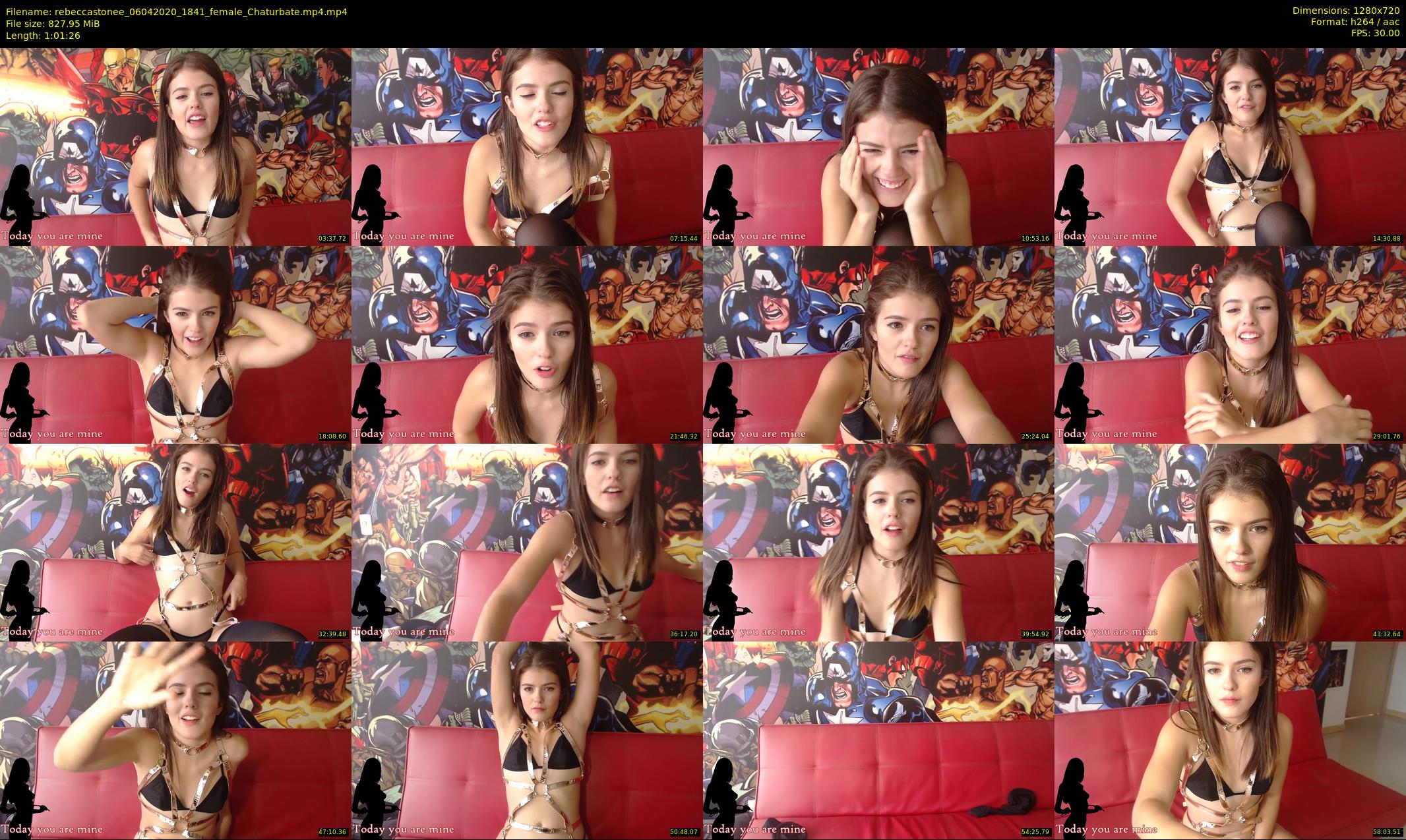 rebeccastonee — 62 minute Chaturbate female cam show recording, 720p, Apr 6, 2020