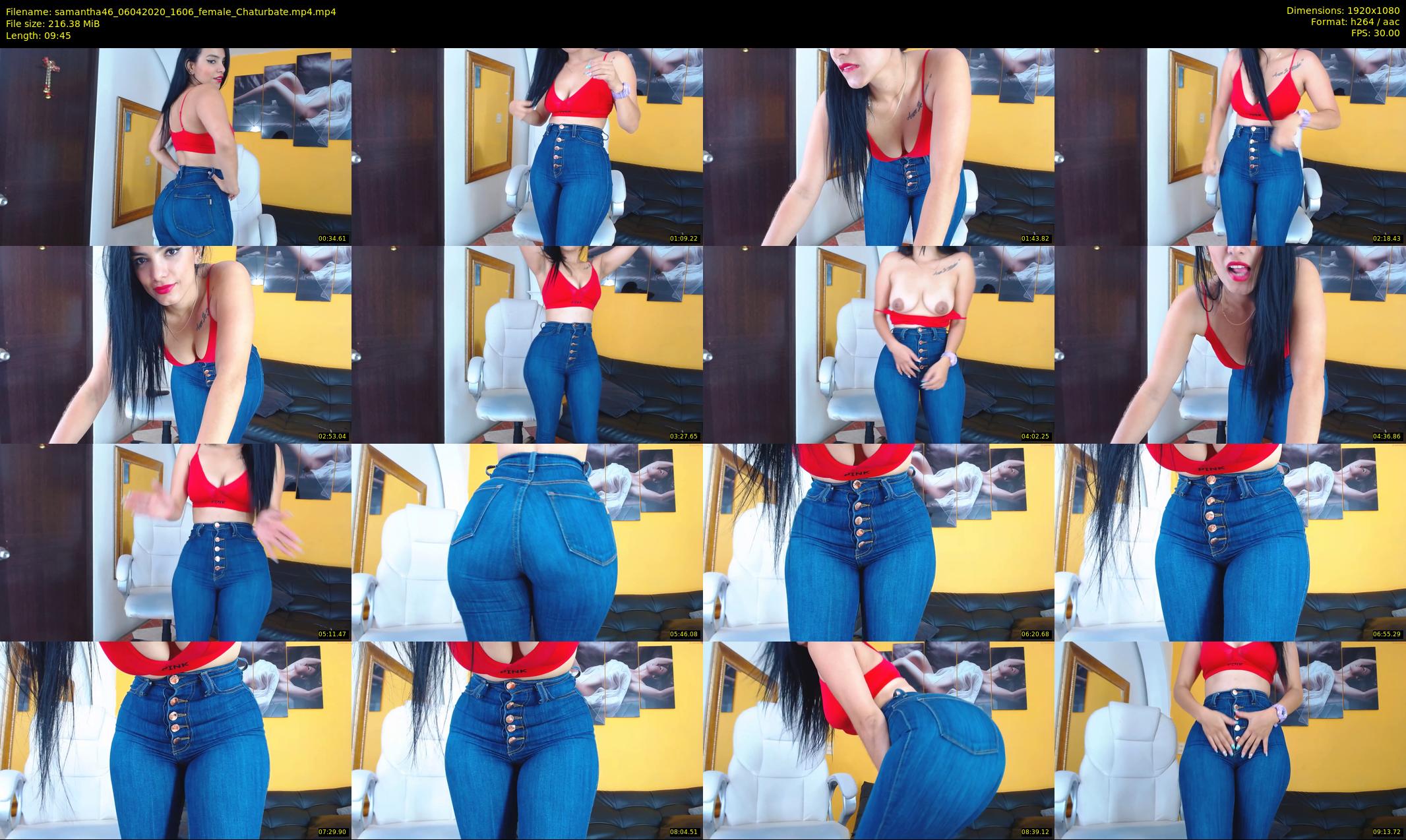 samantha46 — 10 minute Chaturbate female cam show recording, 1080p, Apr 6, 2020