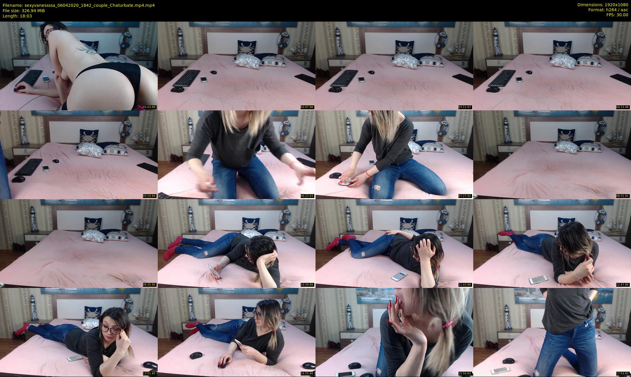 sexyvanessssa — 19 minute Chaturbate couple cam show recording, 1080p, Apr 6, 2020