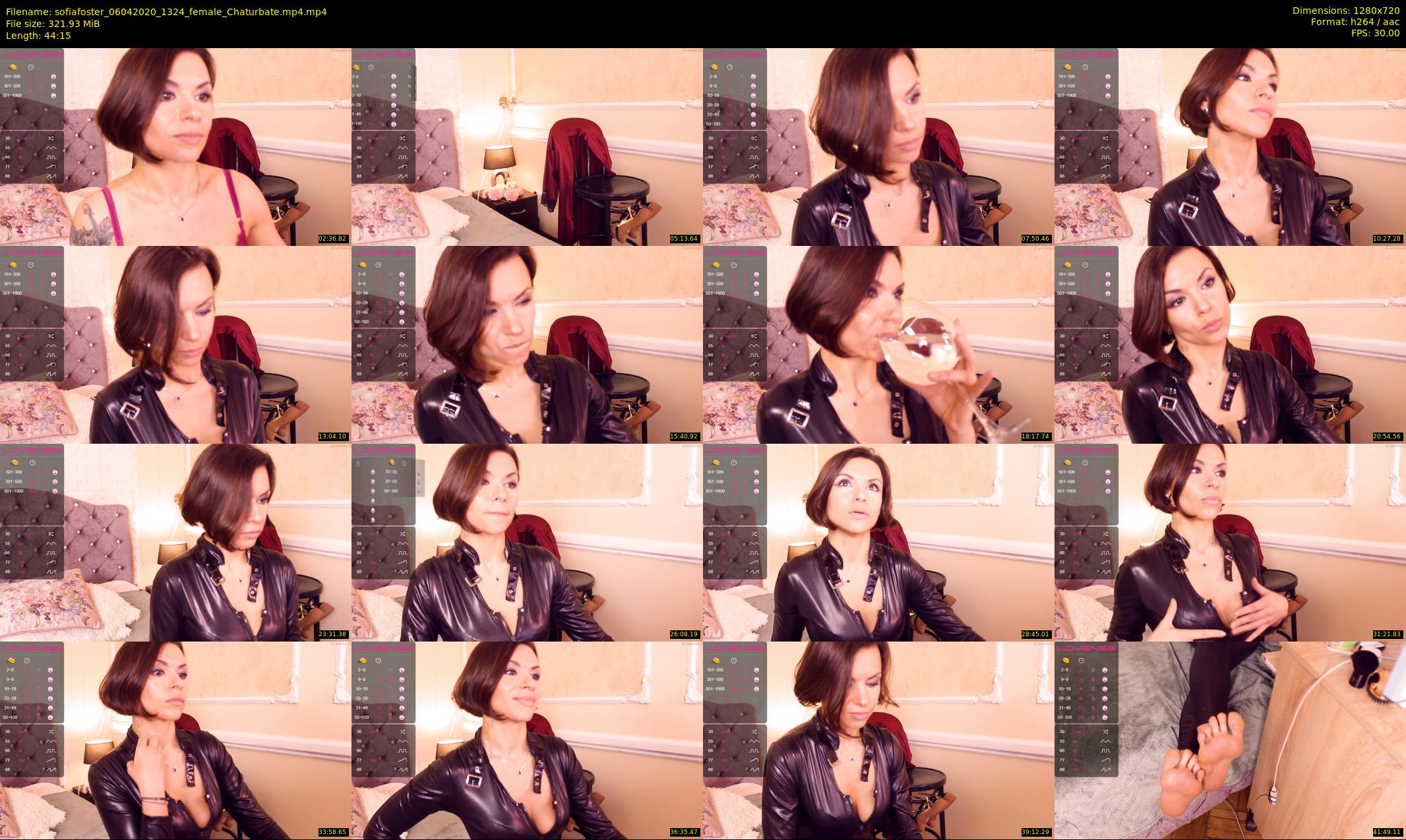 sofiafoster — 45 minute Chaturbate female cam show recording, 720p, Apr 6, 2020