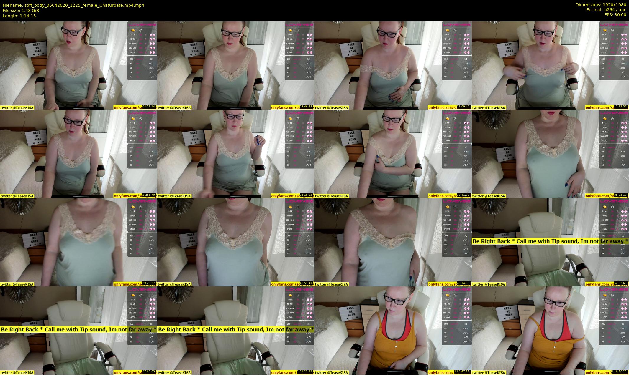 soft_body — 75 minute Chaturbate female cam show recording, 1080p, Apr 6, 2020