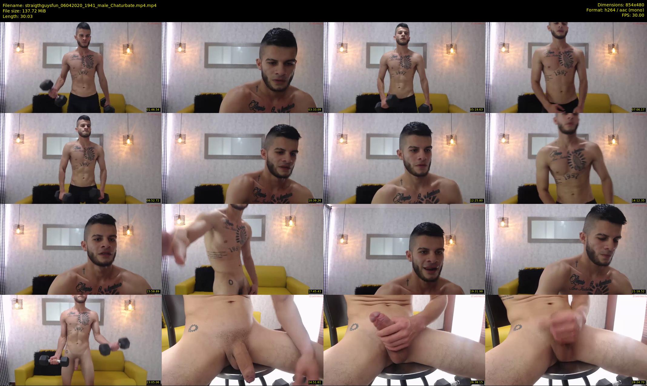 straigthguysfun — 31 minute Chaturbate male cam show recording, 480p, Apr 6, 2020