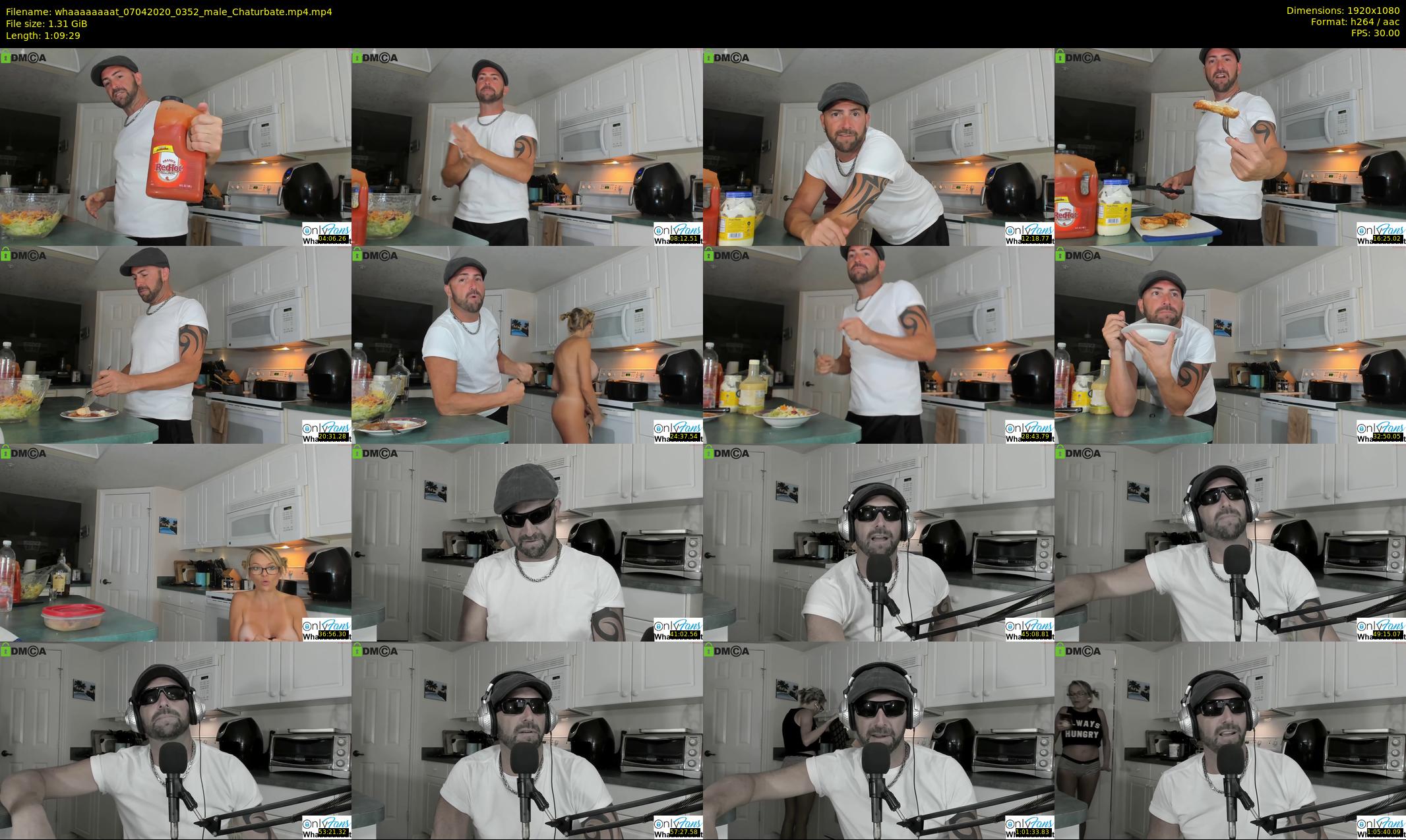whaaaaaaaat — 70 minute Chaturbate couple cam show recording, 1080p, Apr 7, 2020