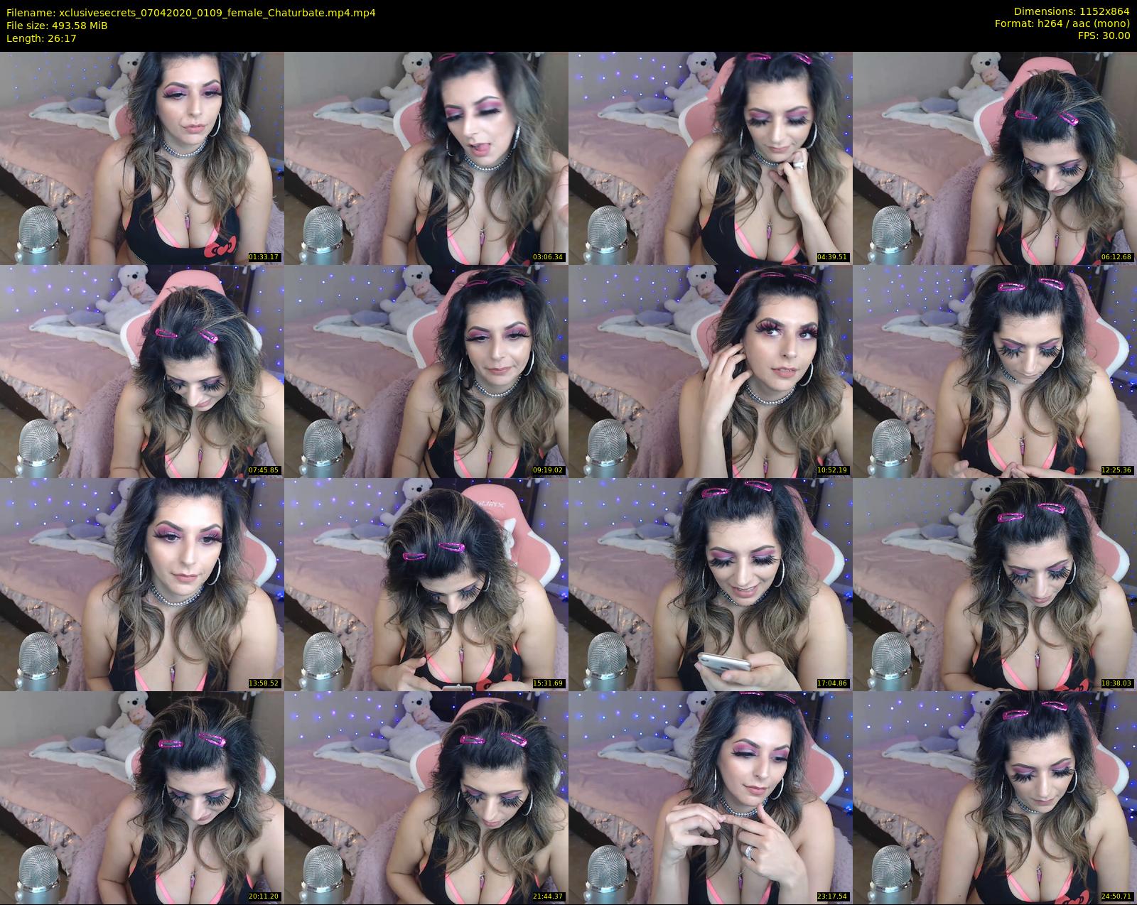xclusivesecrets — 27 minute Chaturbate female cam show recording, 720p, Apr 7, 2020