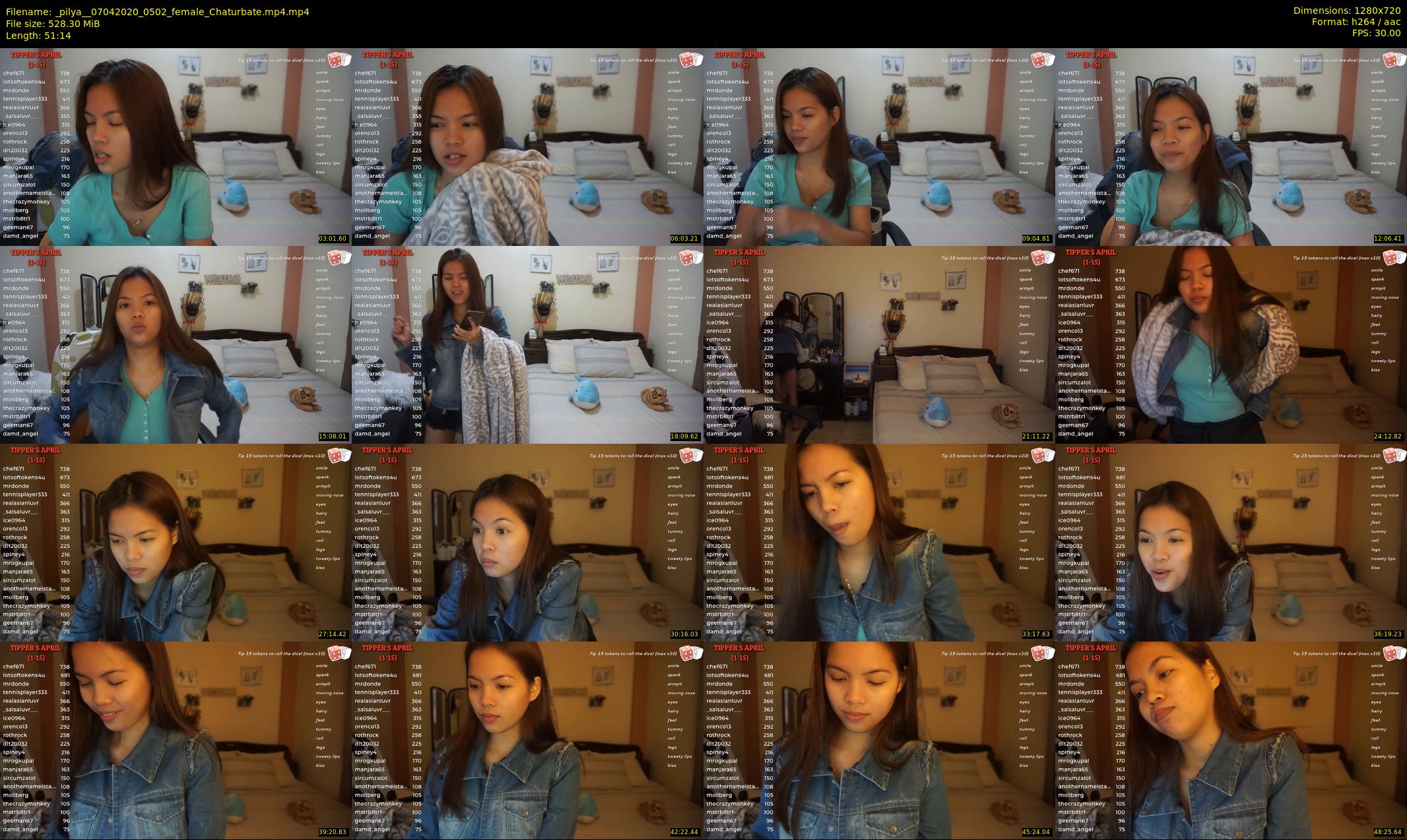 _pilya_ — 52 minute Chaturbate female cam show recording, 720p, Apr 7, 2020