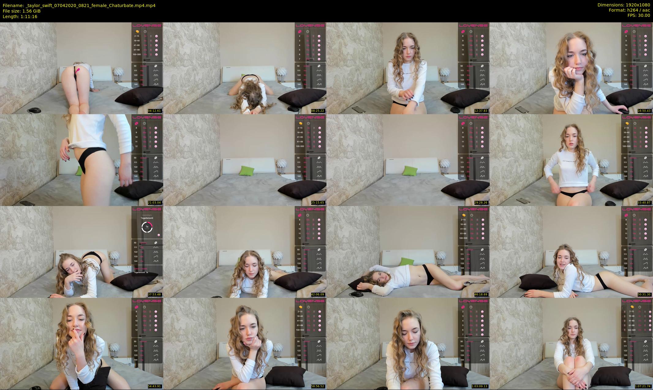 _taylor_swift — 72 minute Chaturbate female cam show recording, 1080p, Apr 7, 2020
