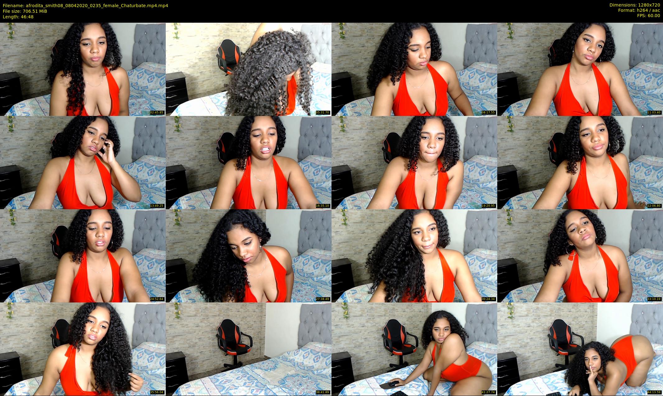 afrodita_smith08 — 47 minute Chaturbate female cam show recording, 720p, Apr 8, 2020