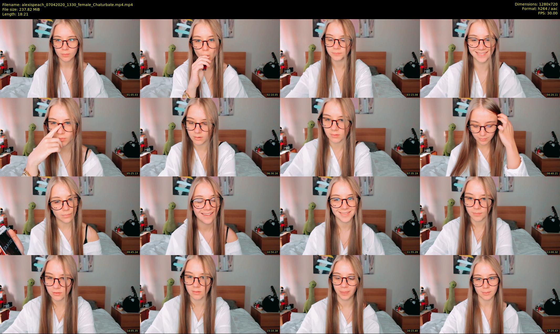 alexispeach — 19 minute Chaturbate female cam show recording, 720p, Apr 7, 2020