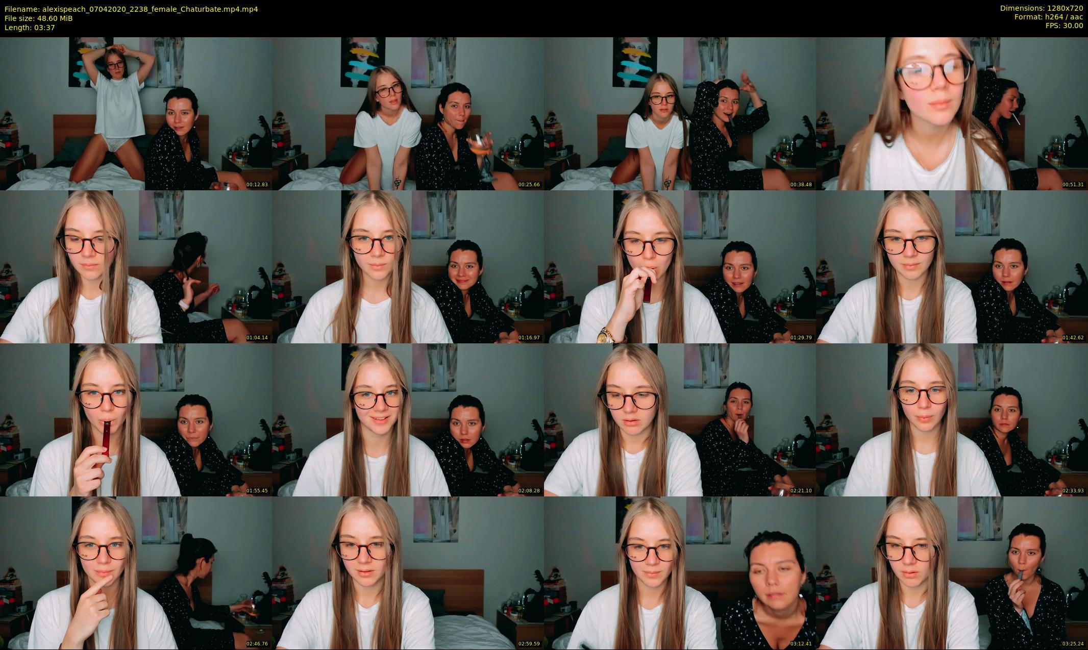 alexispeach — 4 minute Chaturbate female cam show recording, 720p, Apr 7, 2020