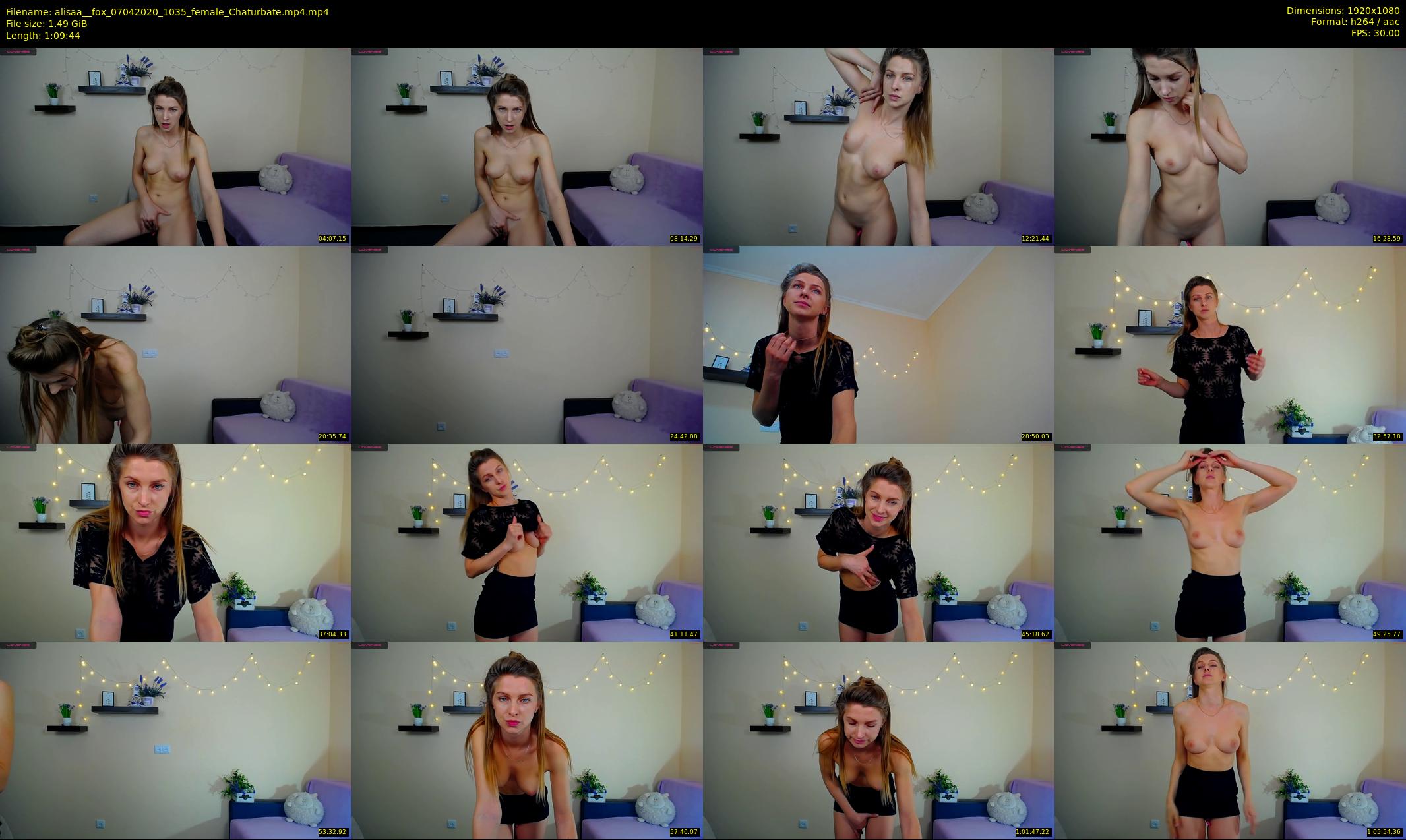 alisaa__fox — 70 minute Chaturbate female cam show recording, 1080p, Apr 7, 2020