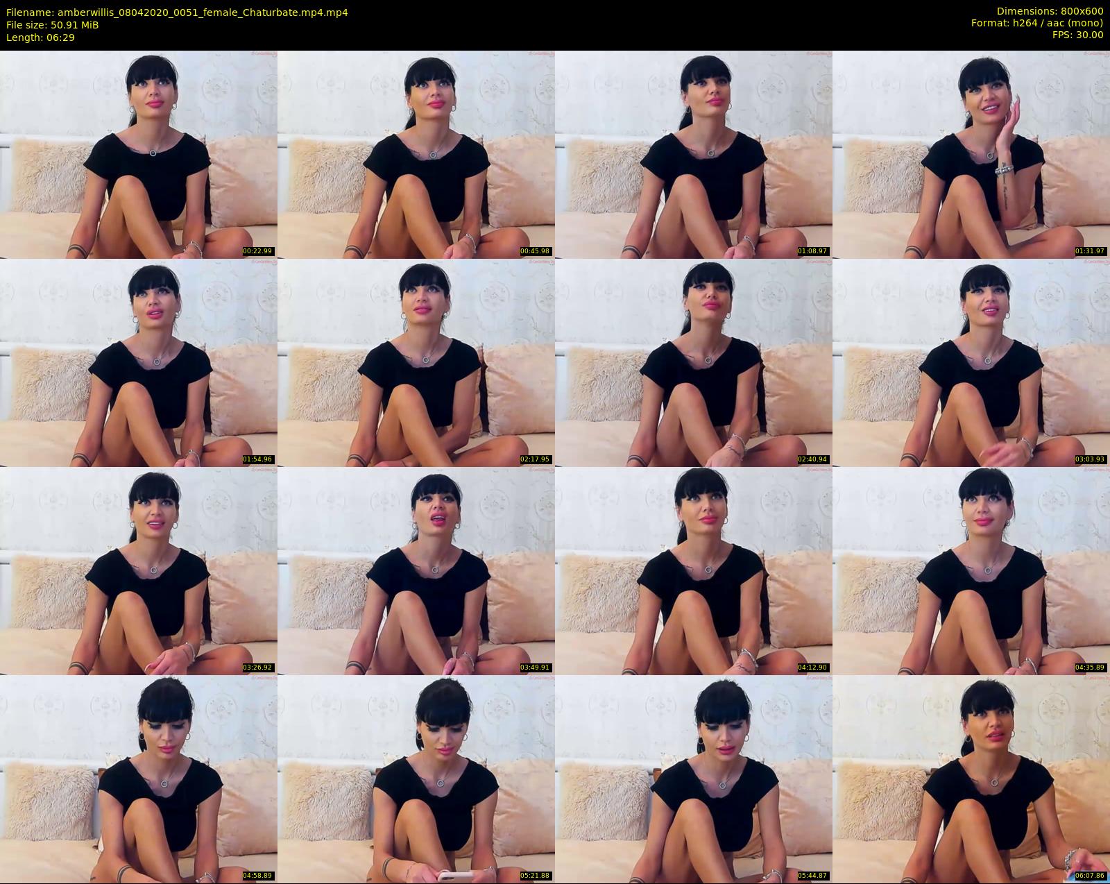 amberwillis — 7 minute Chaturbate female cam show recording, 480p, Apr 8, 2020
