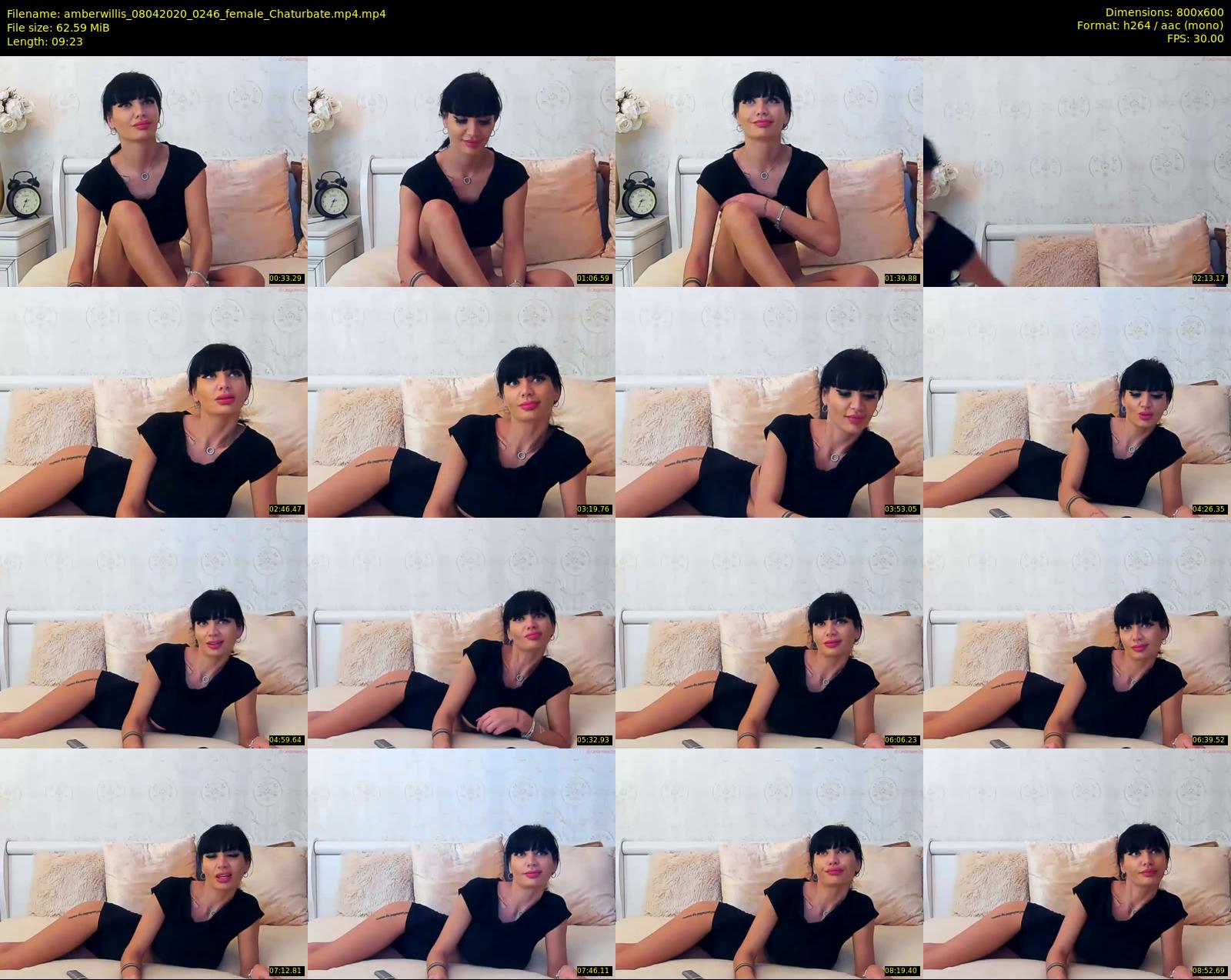 amberwillis — 10 minute Chaturbate female cam show recording, 480p, Apr 8, 2020