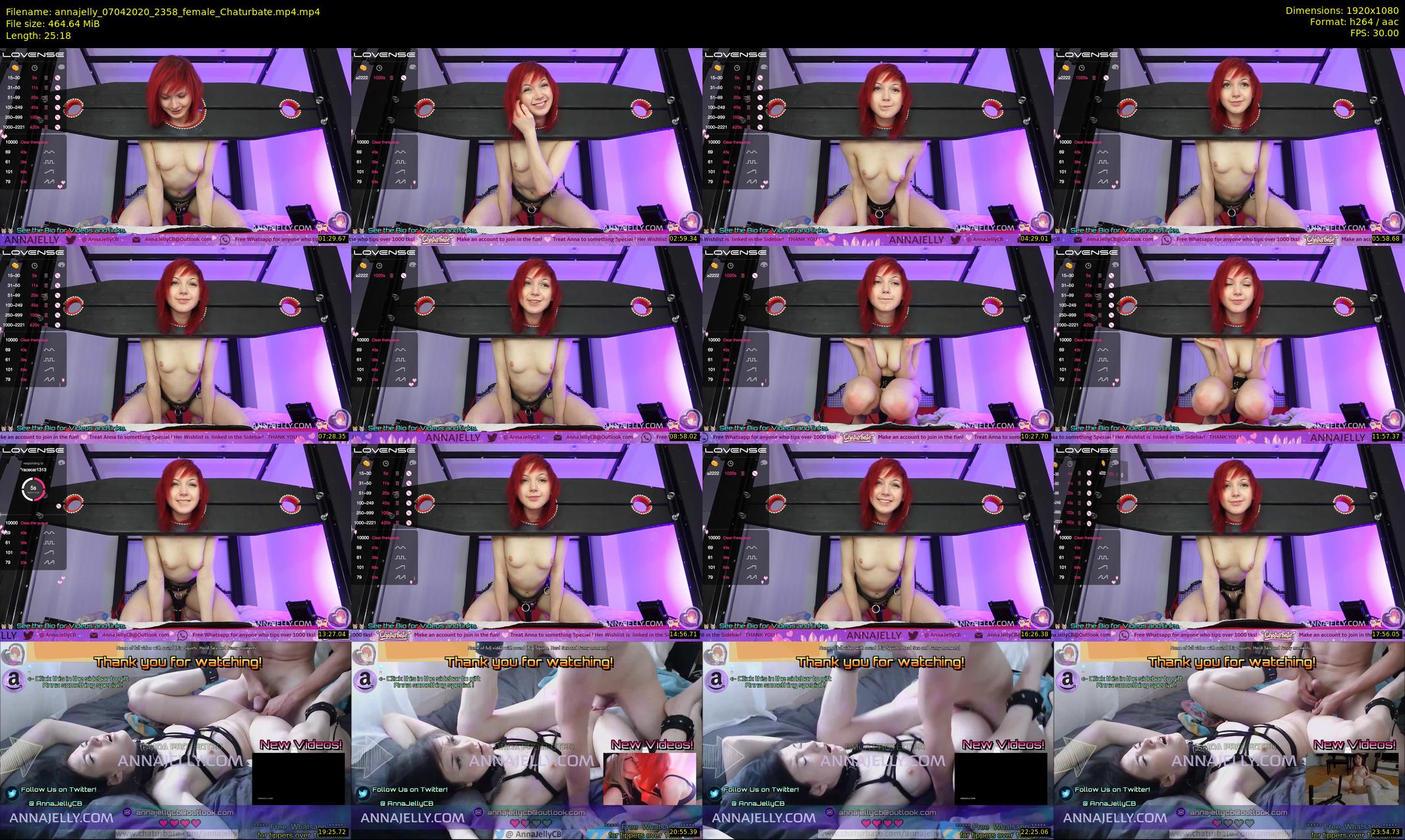 annajelly — 26 minute Chaturbate couple cam show recording, 1080p, Apr 7, 2020