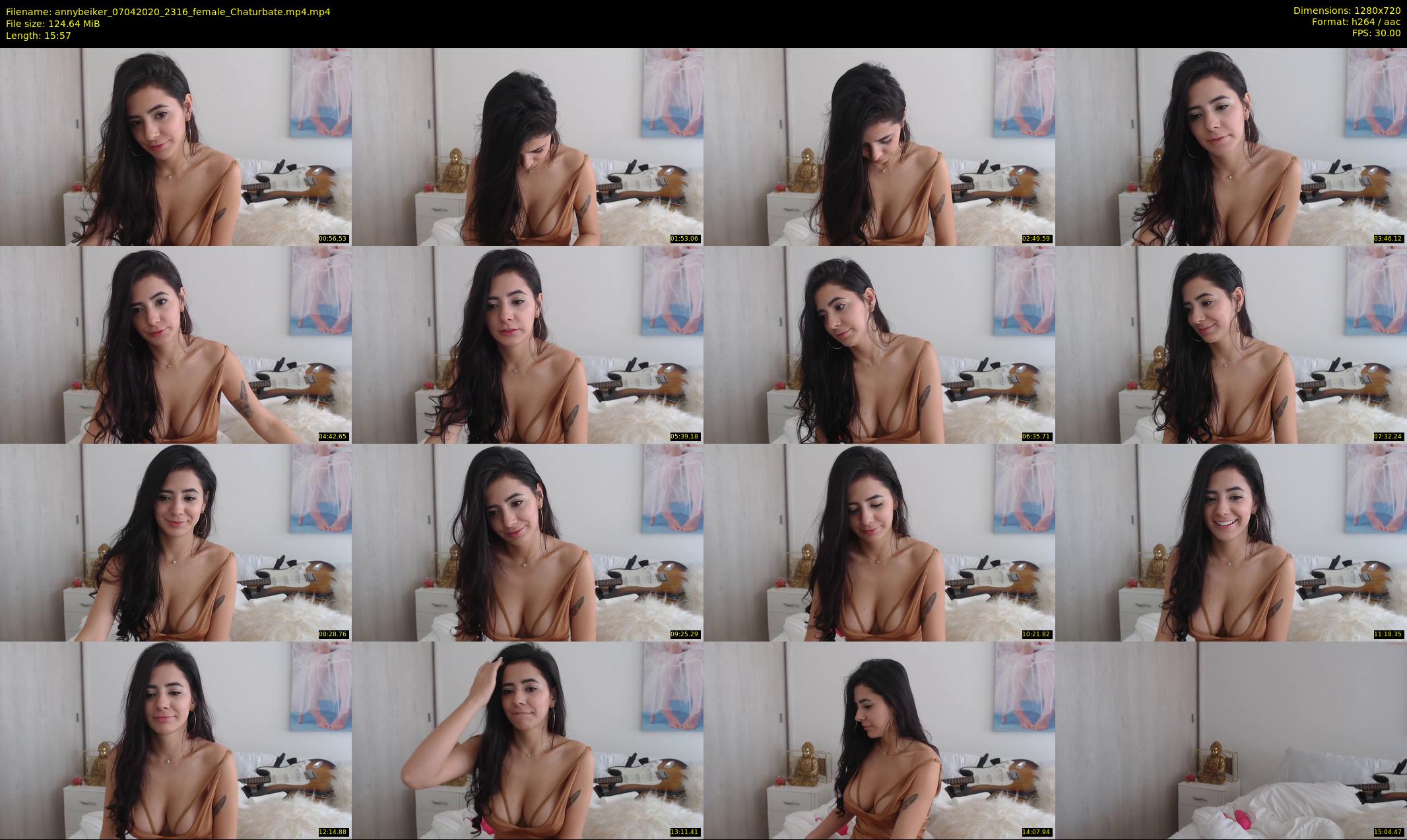 annybeiker — 16 minute Chaturbate female cam show recording, 720p, Apr 7, 2020