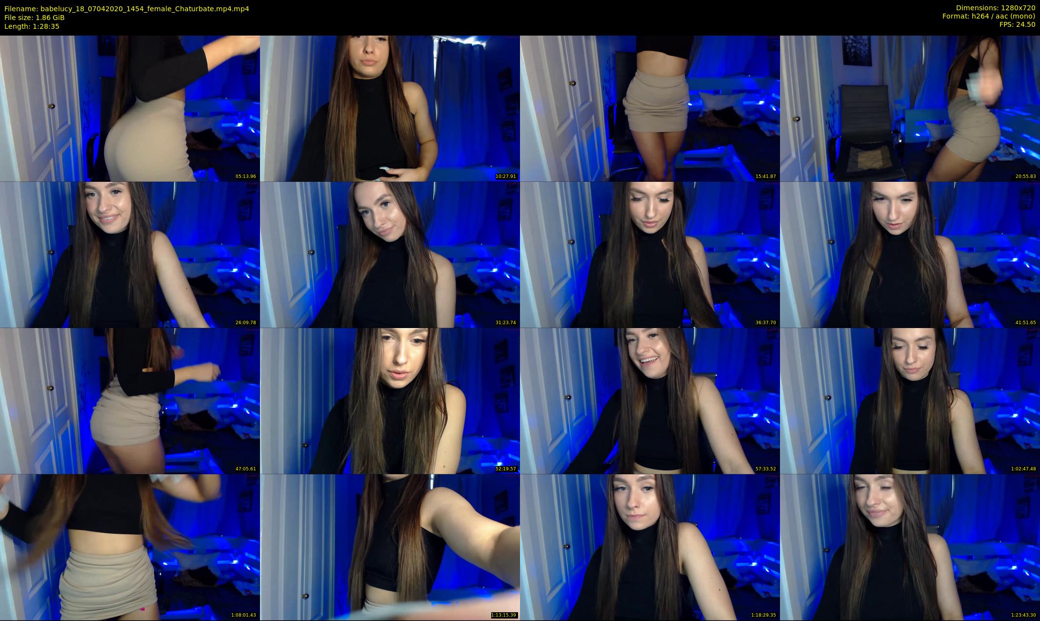 babelucy_18 — 89 minute Chaturbate female cam show recording, 720p, Apr 7, 2020