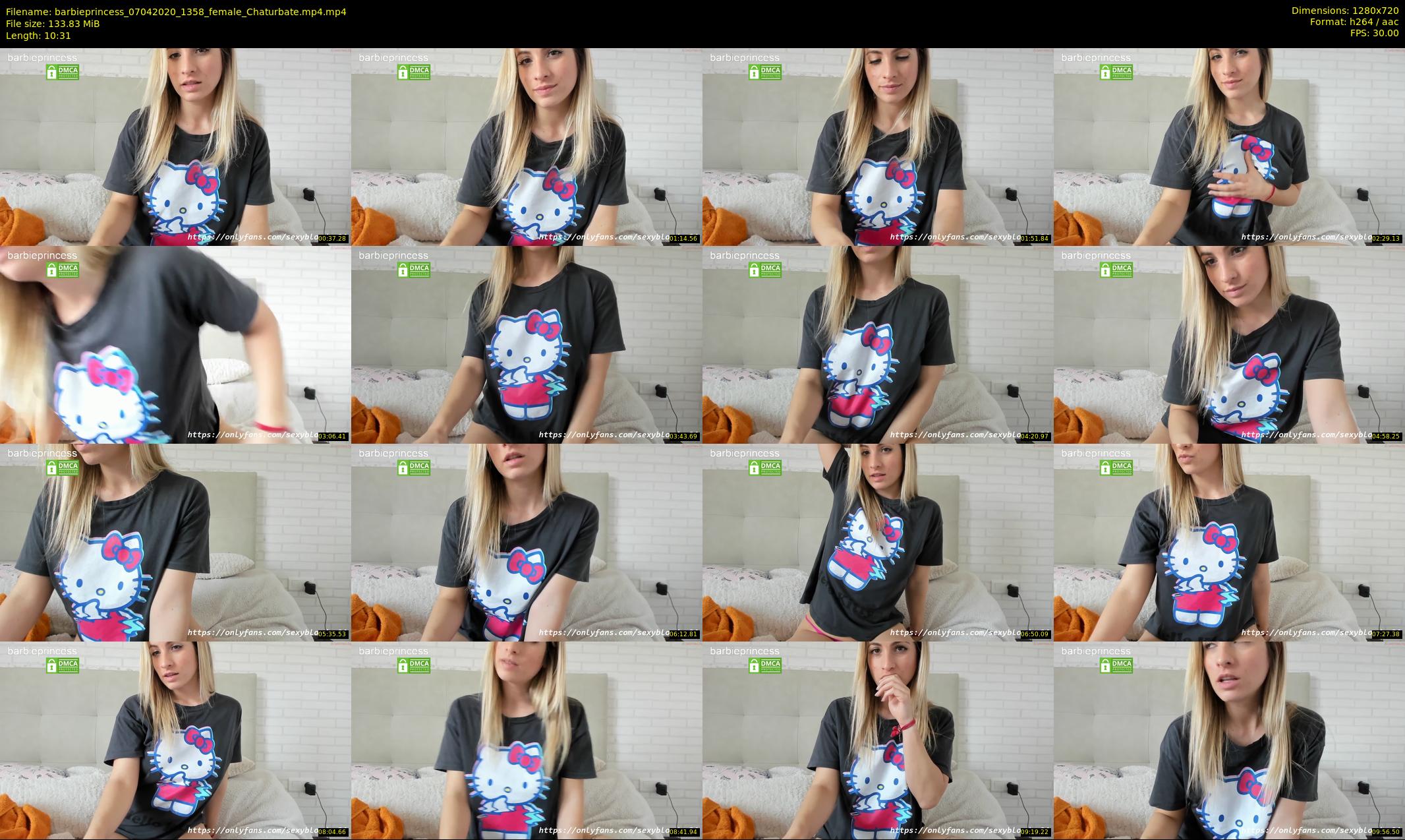 barbieprincess — 11 minute Chaturbate female cam show recording, 720p, Apr 7, 2020