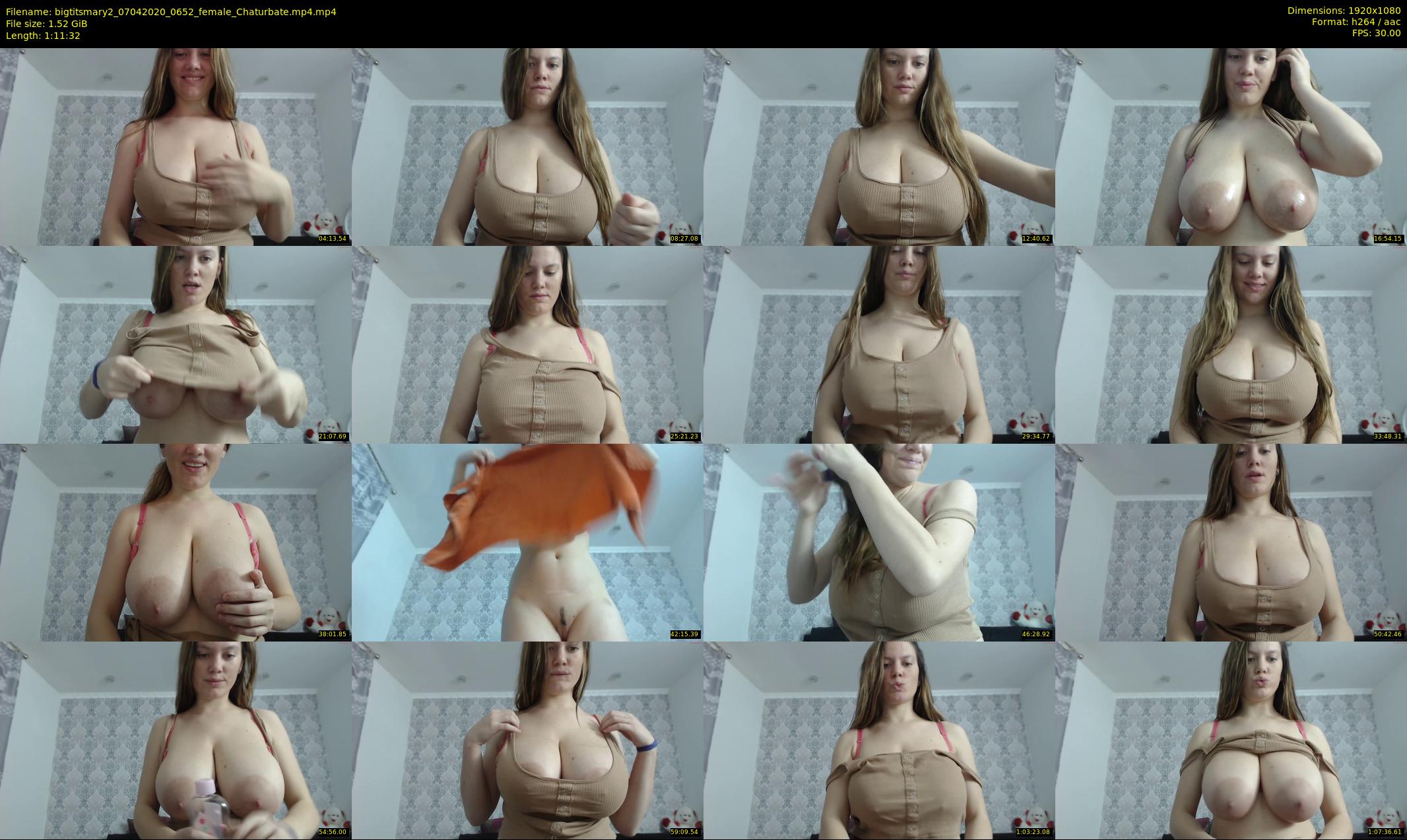 bigtitsmary2 — 72 minute Chaturbate female cam show recording, 1080p, Apr 7, 2020