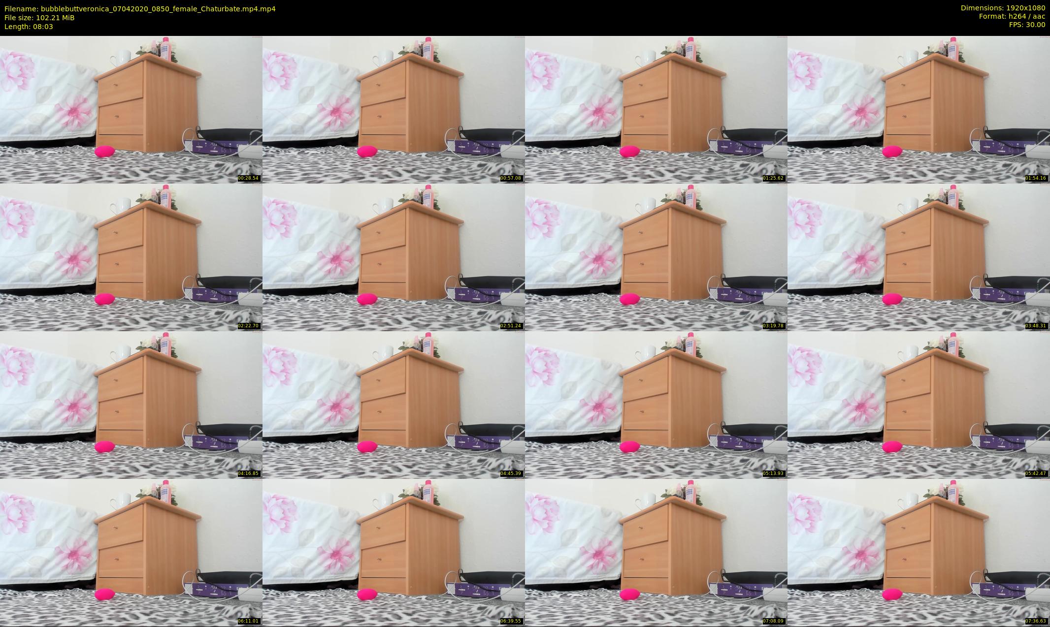 bubblebuttveronica — 9 minute Chaturbate female cam show recording, 1080p, Apr 7, 2020
