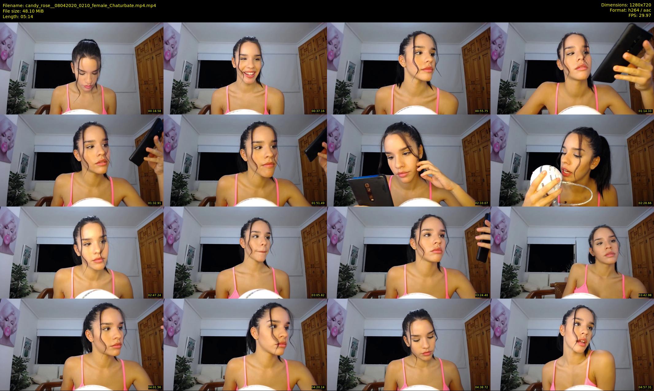 candy_rose_ — 6 minute Chaturbate female cam show recording, 720p, Apr 8, 2020