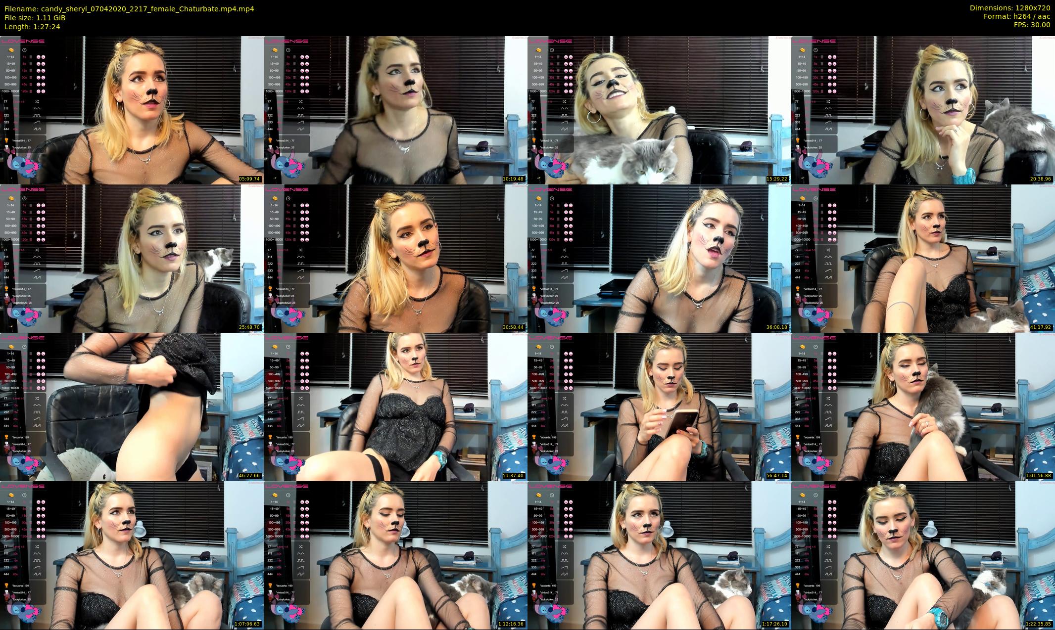 candy_sheryl — 88 minute Chaturbate female cam show recording, 720p, Apr 7, 2020