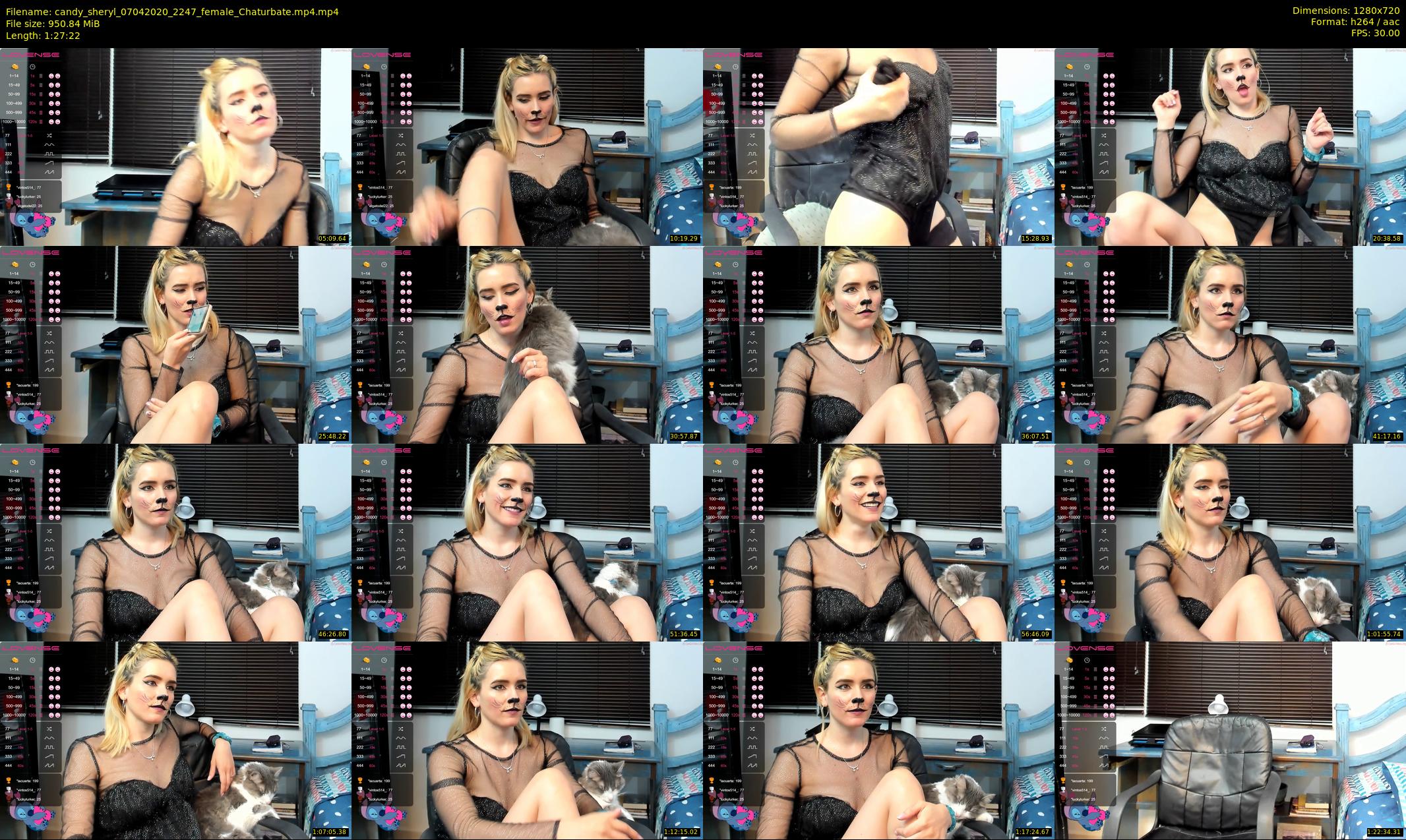 candy_sheryl — 88 minute Chaturbate female cam show recording, 720p, Apr 7, 2020