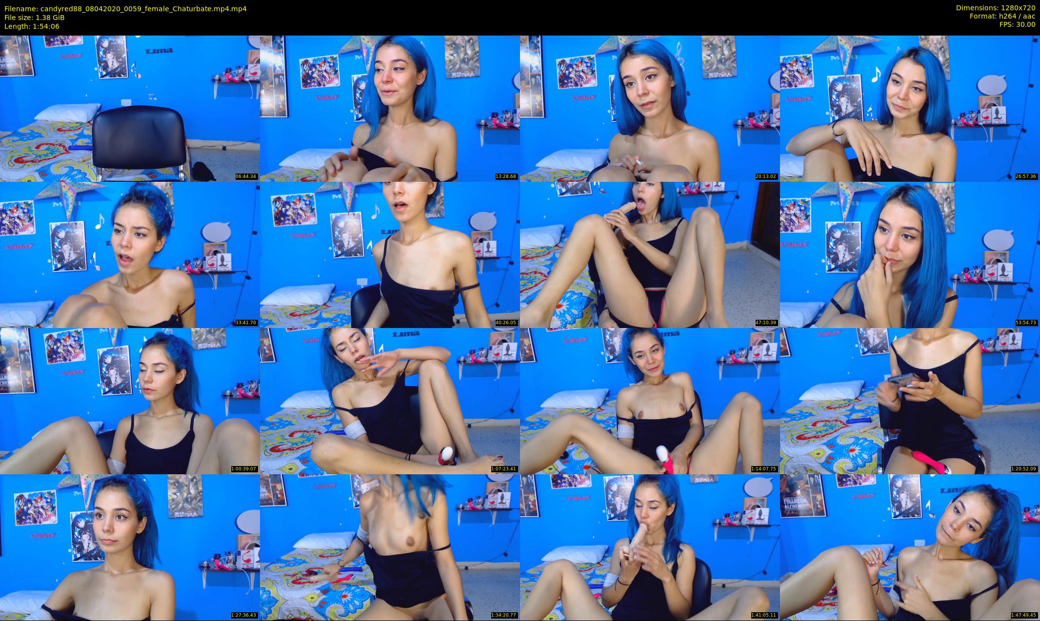 candyred88 — 115 minute Chaturbate female cam show recording, 720p, Apr 8, 2020