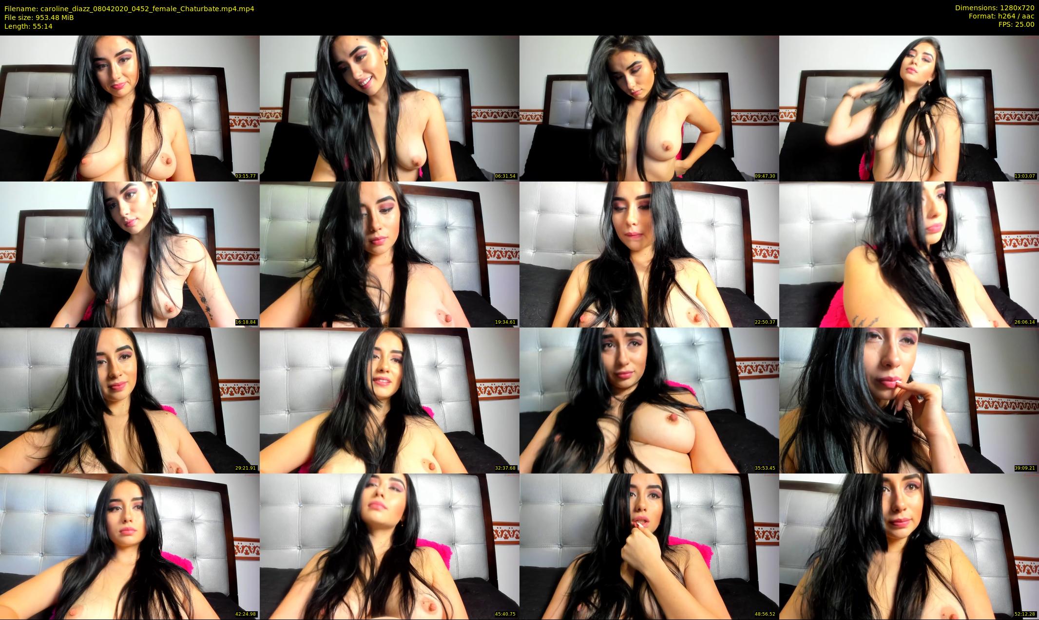 caroline_diazz — 56 minute Chaturbate female cam show recording, 720p, Apr 8, 2020