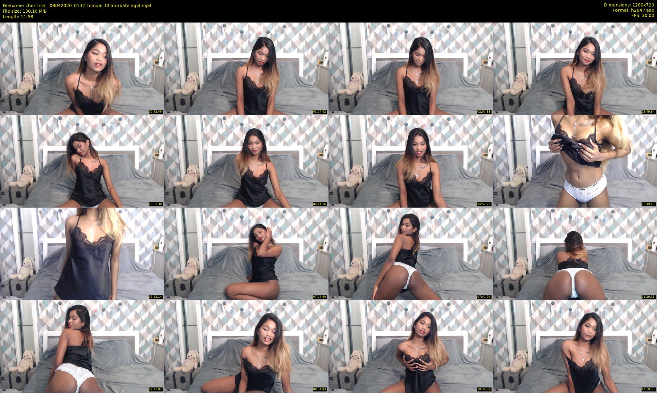 cherrrish_ — 12 minute Chaturbate female cam show recording, 720p, Apr 8, 2020