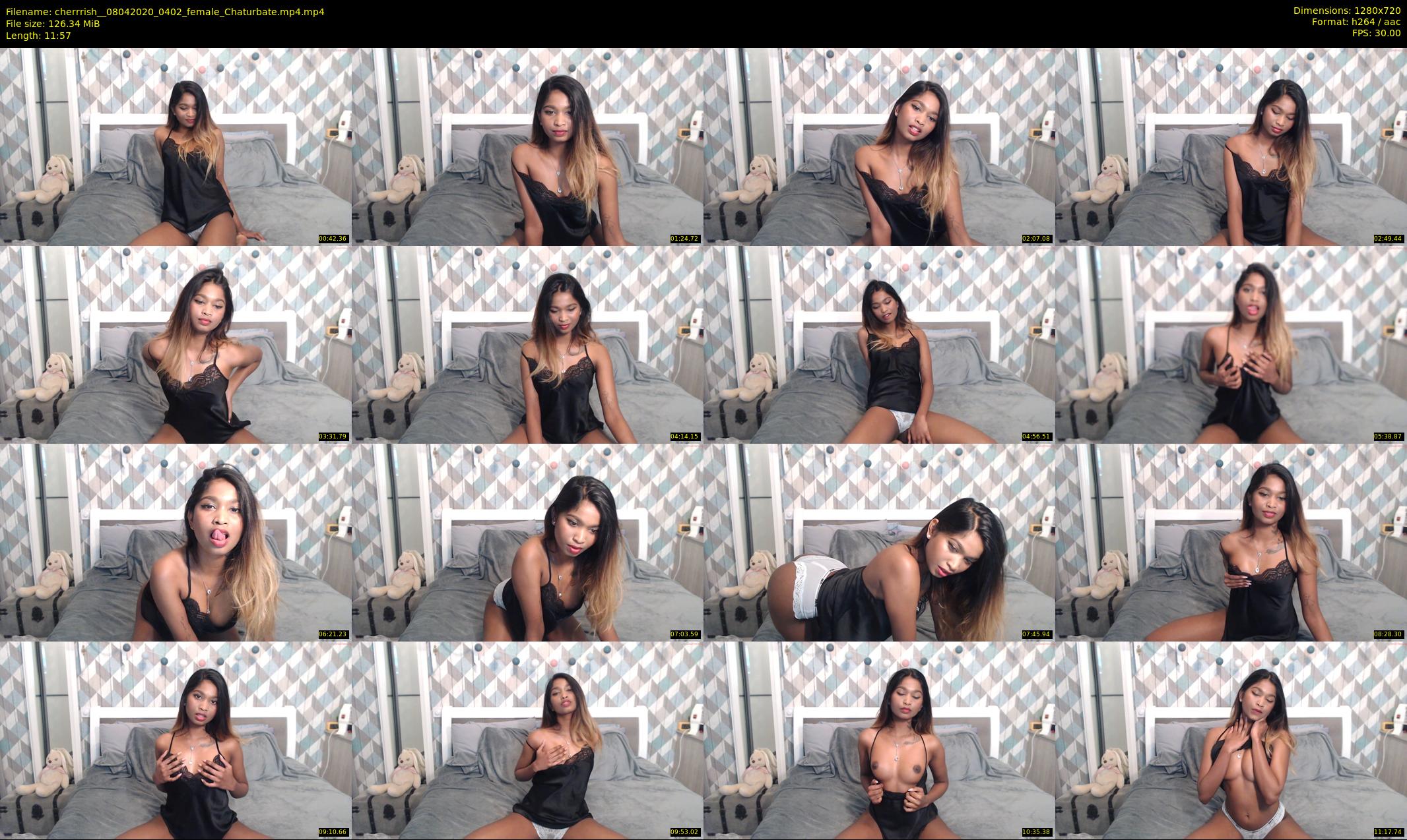 cherrrish_ — 12 minute Chaturbate female cam show recording, 720p, Apr 8, 2020