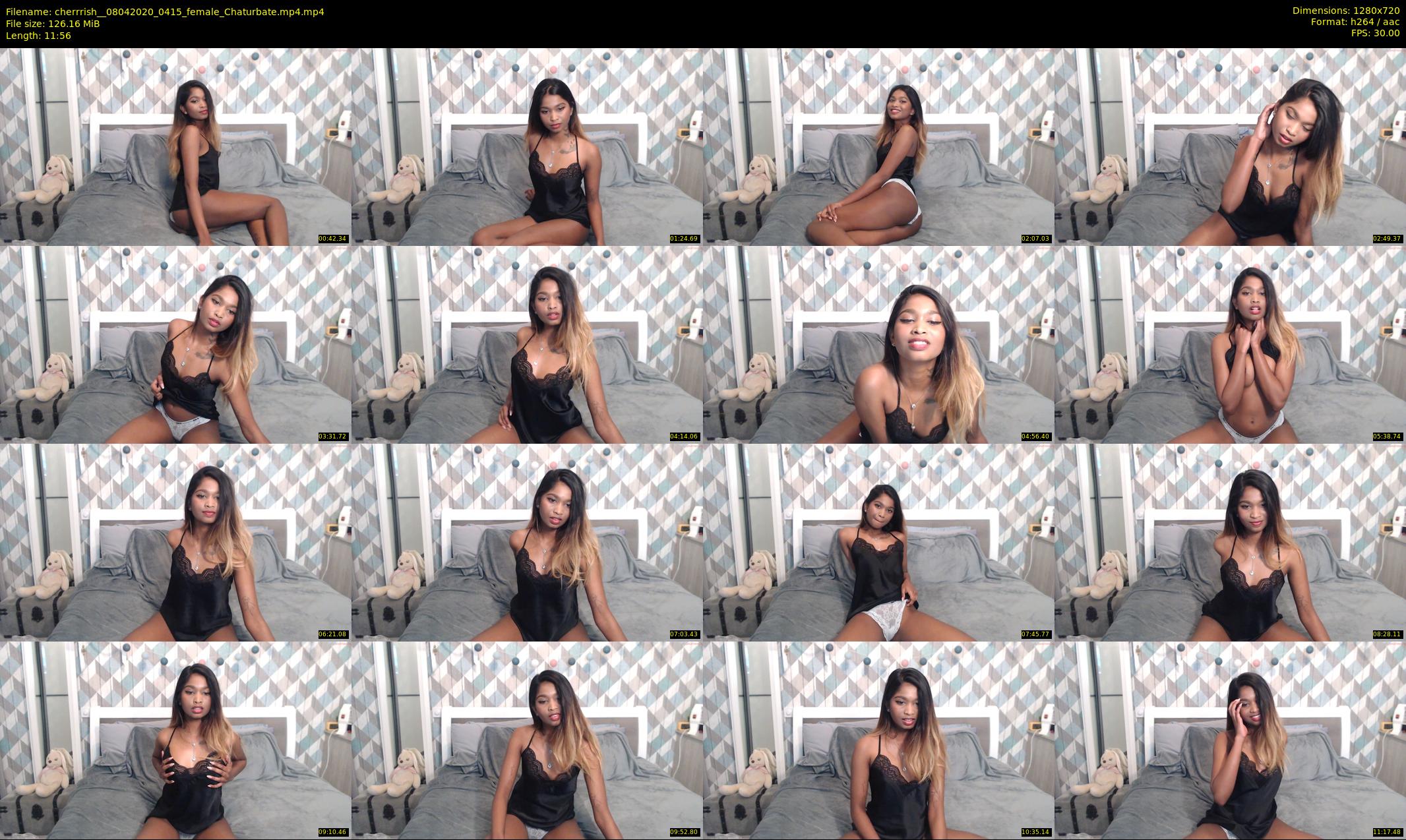 cherrrish_ — 12 minute Chaturbate female cam show recording, 720p, Apr 8, 2020
