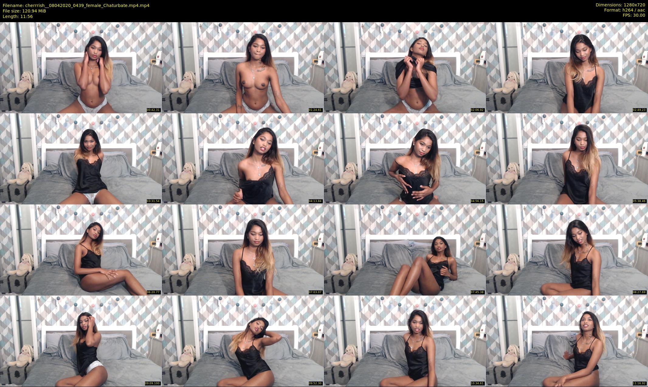 cherrrish_ — 12 minute Chaturbate female cam show recording, 720p, Apr 8, 2020
