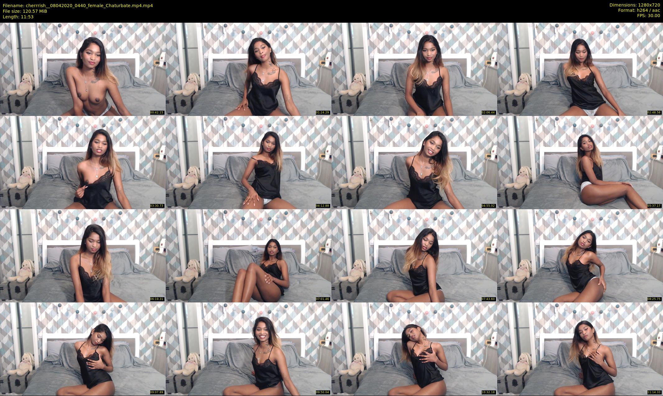 cherrrish_ — 12 minute Chaturbate female cam show recording, 720p, Apr 8, 2020