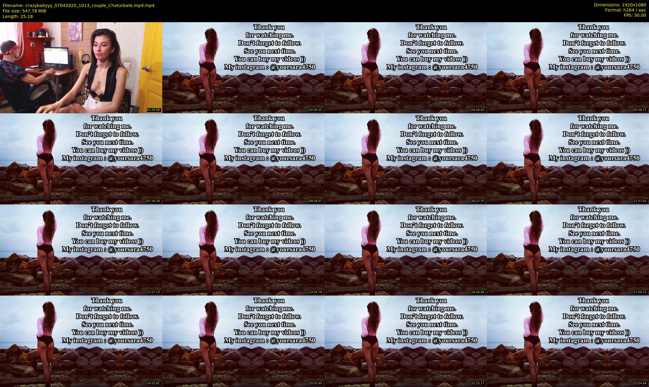 crazybabyyy — 26 minute Chaturbate couple cam show recording, 1080p, Apr 7, 2020