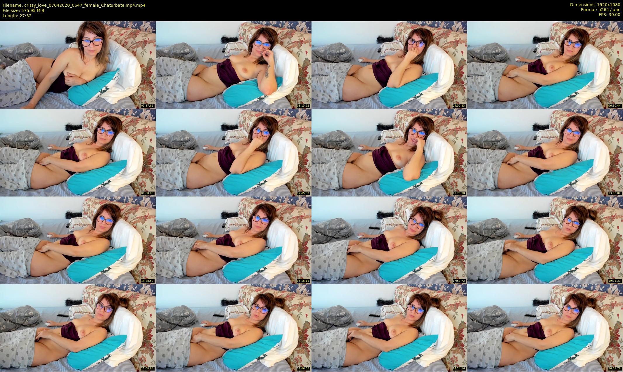 crissy_love — 28 minute Chaturbate female cam show recording, 1080p, Apr 7, 2020