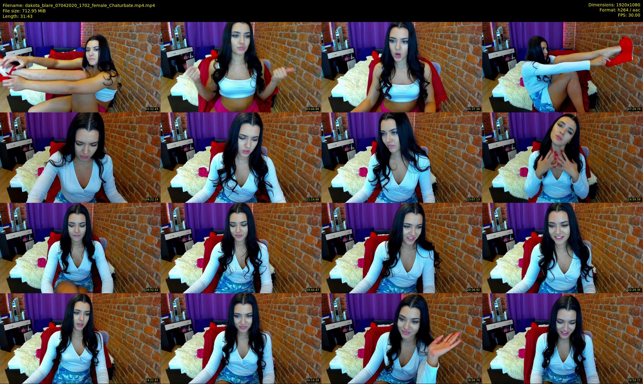 dakota_blare — 32 minute Chaturbate female cam show recording, 1080p, Apr 7, 2020