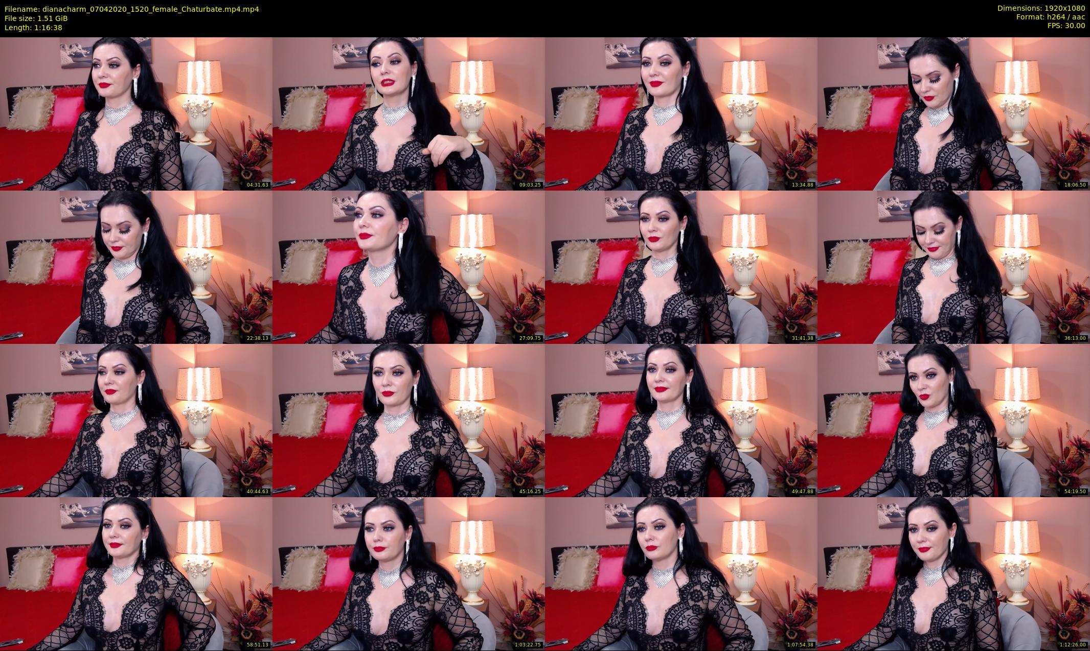 dianacharm — 77 minute Chaturbate female cam show recording, 1080p, Apr 7, 2020