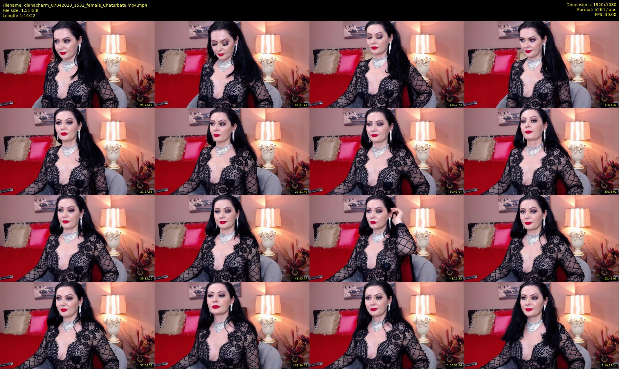 dianacharm — 75 minute Chaturbate female cam show recording, 1080p, Apr 7, 2020