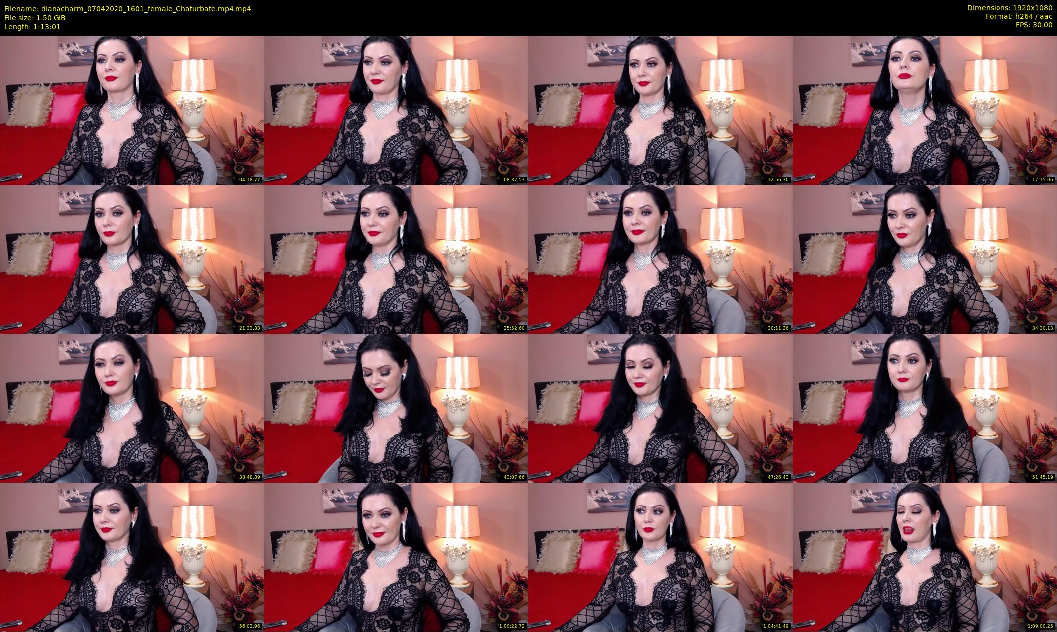 dianacharm — 74 minute Chaturbate female cam show recording, 1080p, Apr 7, 2020