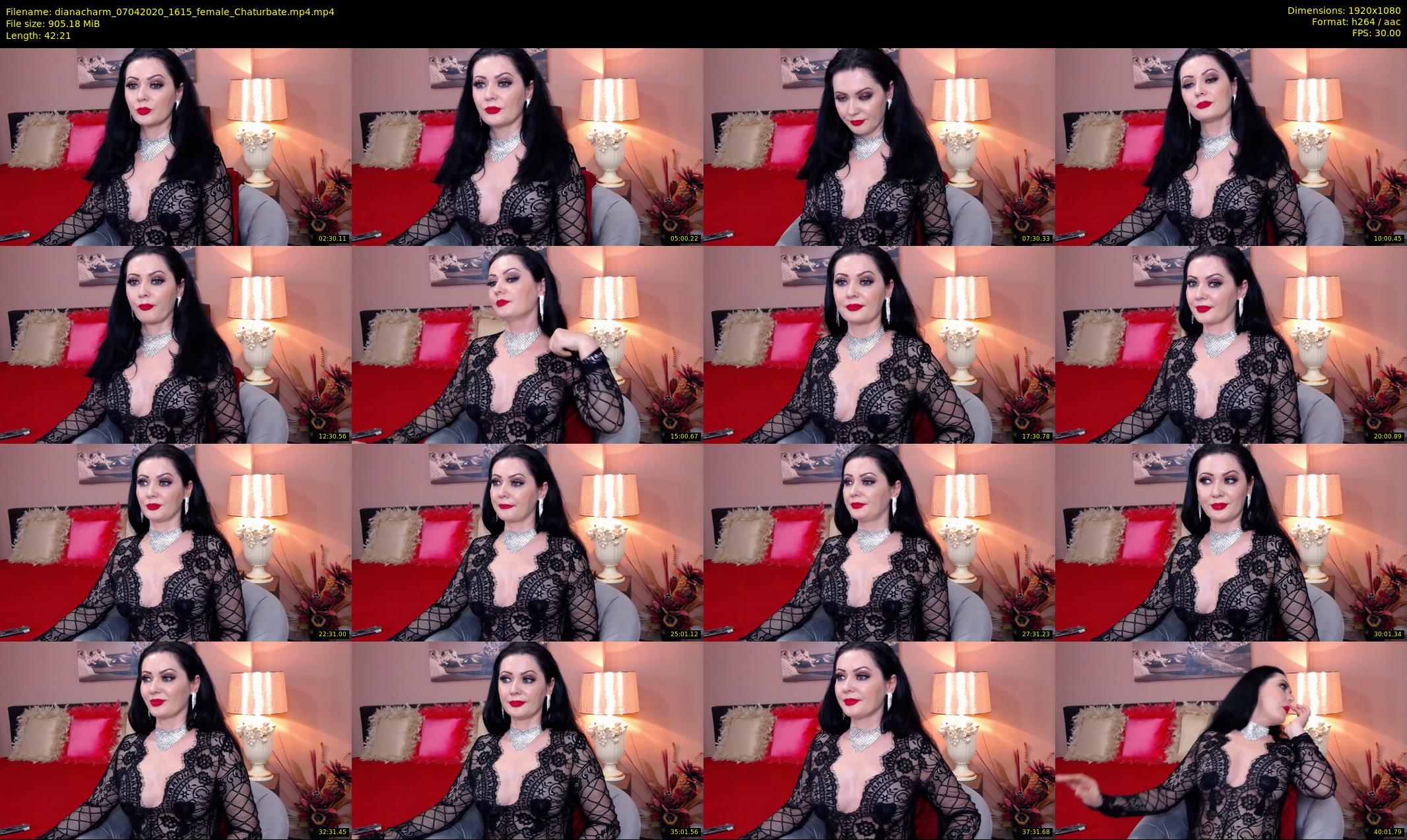 dianacharm — 43 minute Chaturbate female cam show recording, 1080p, Apr 7, 2020