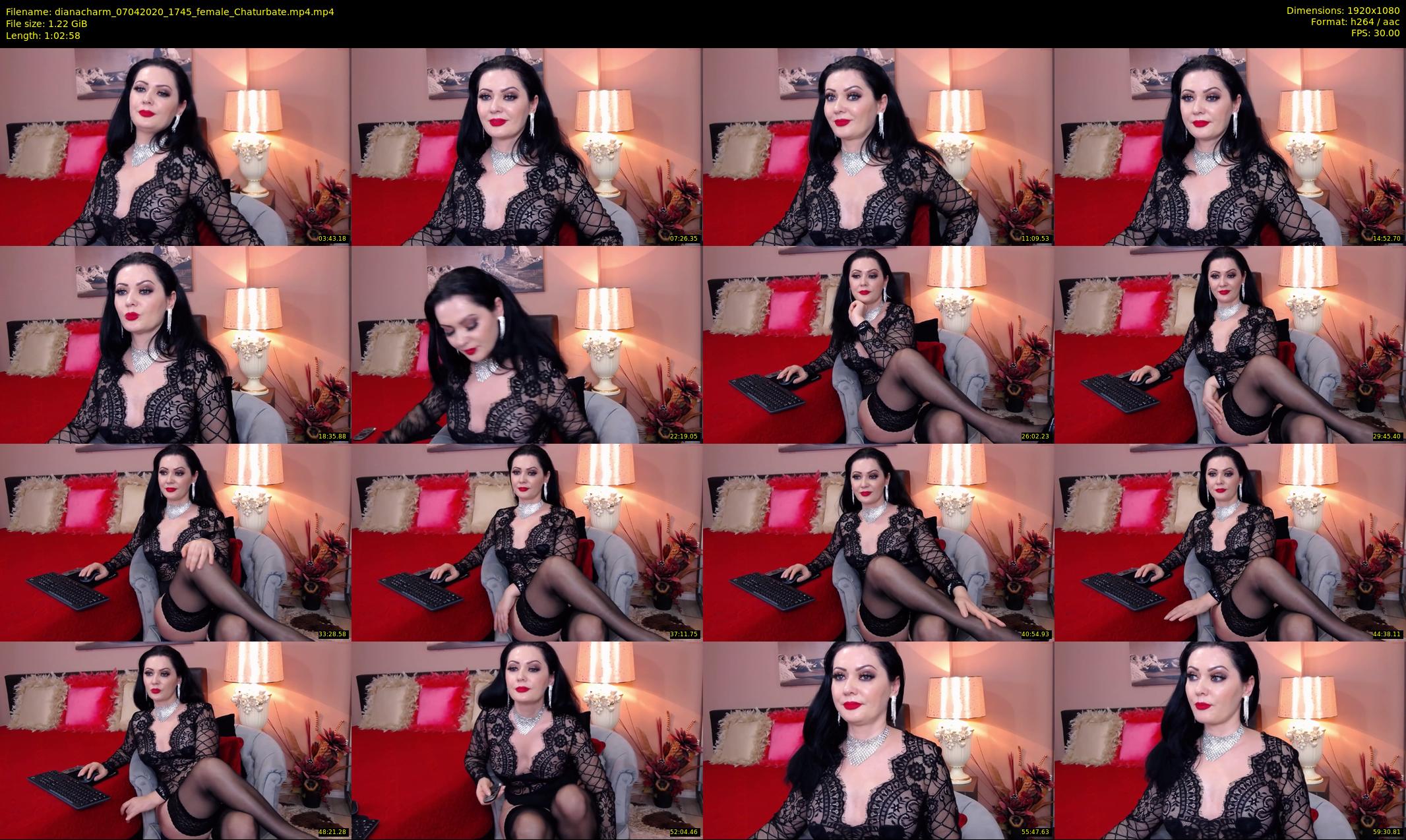 dianacharm — 63 minute Chaturbate female cam show recording, 1080p, Apr 7, 2020