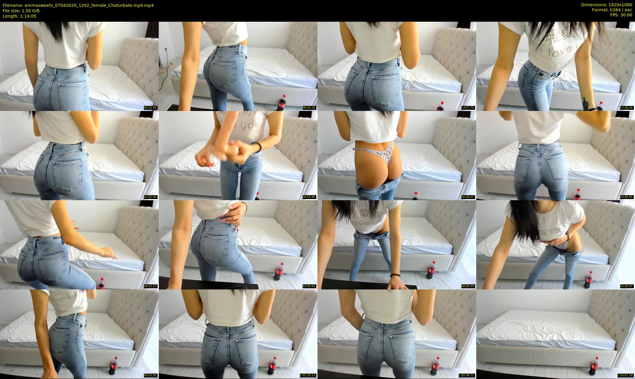 emmasweetx — 75 minute Chaturbate couple cam show recording, 1080p, Apr 7, 2020