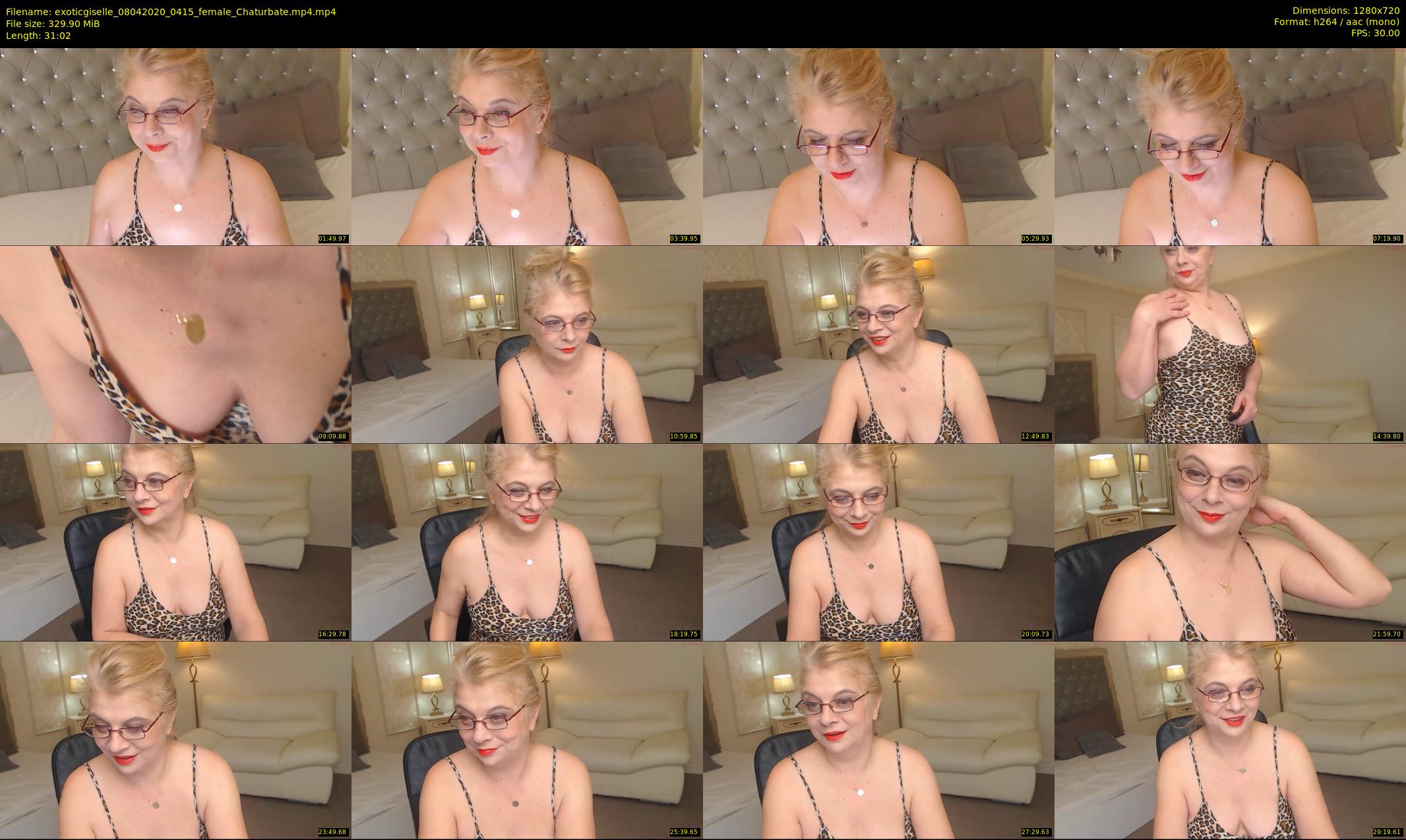 exoticgiselle — 32 minute Chaturbate female cam show recording, 720p, Apr 8, 2020