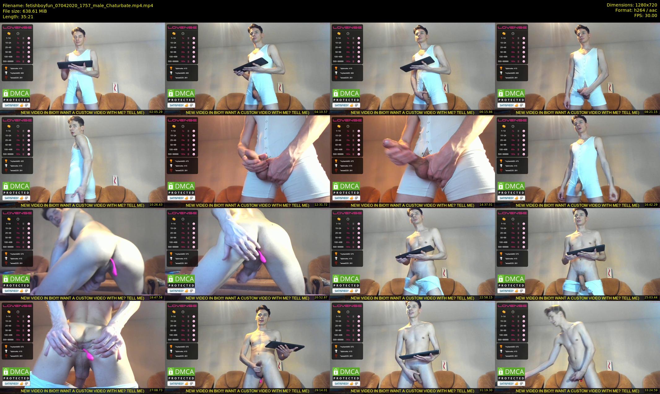 fetishboyfun — 36 minute Chaturbate male cam show recording, 720p, Apr 7, 2020